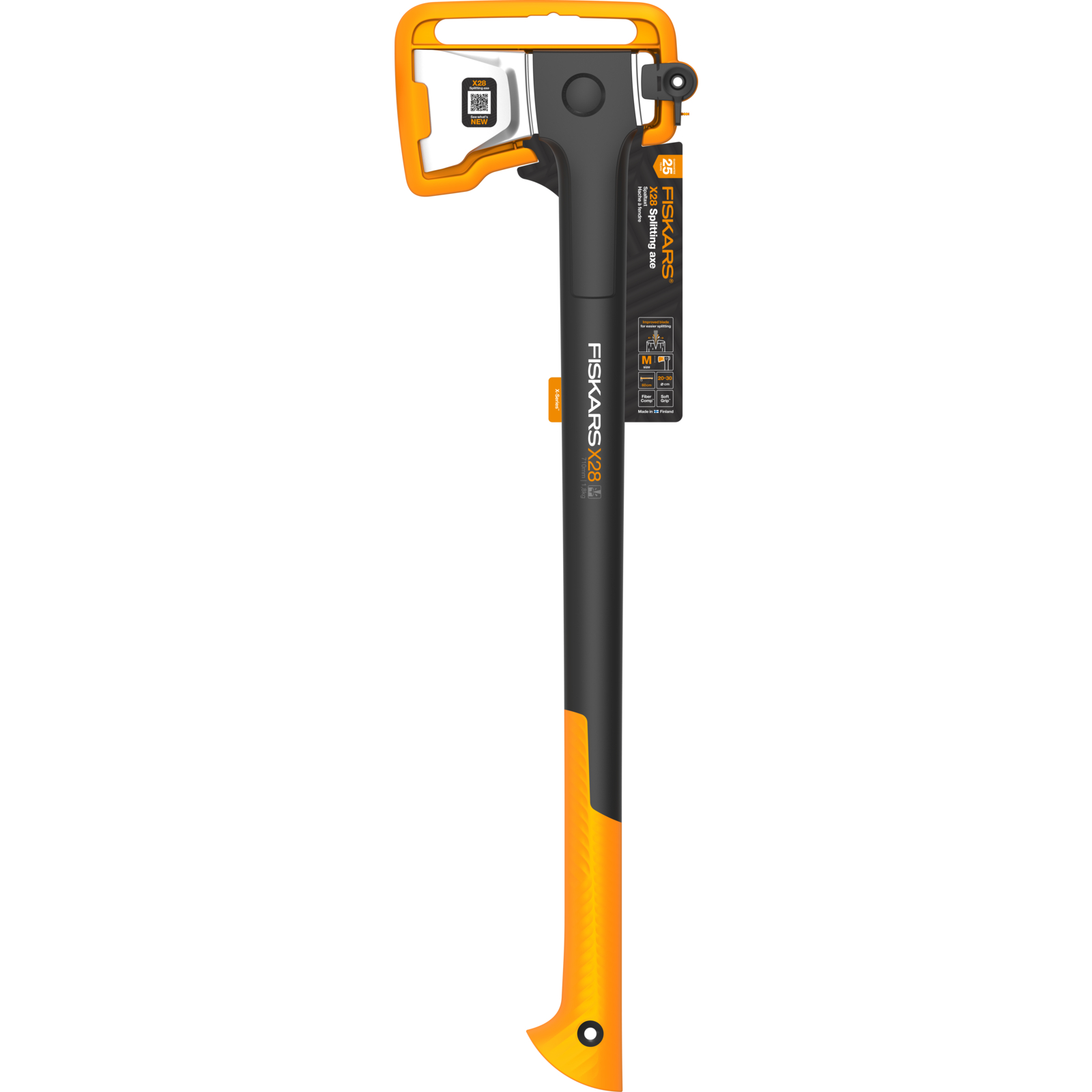 Fiskars X-series X28 Spaltaxt M Klinge langer Schaft X28 Spaltaxt M langer