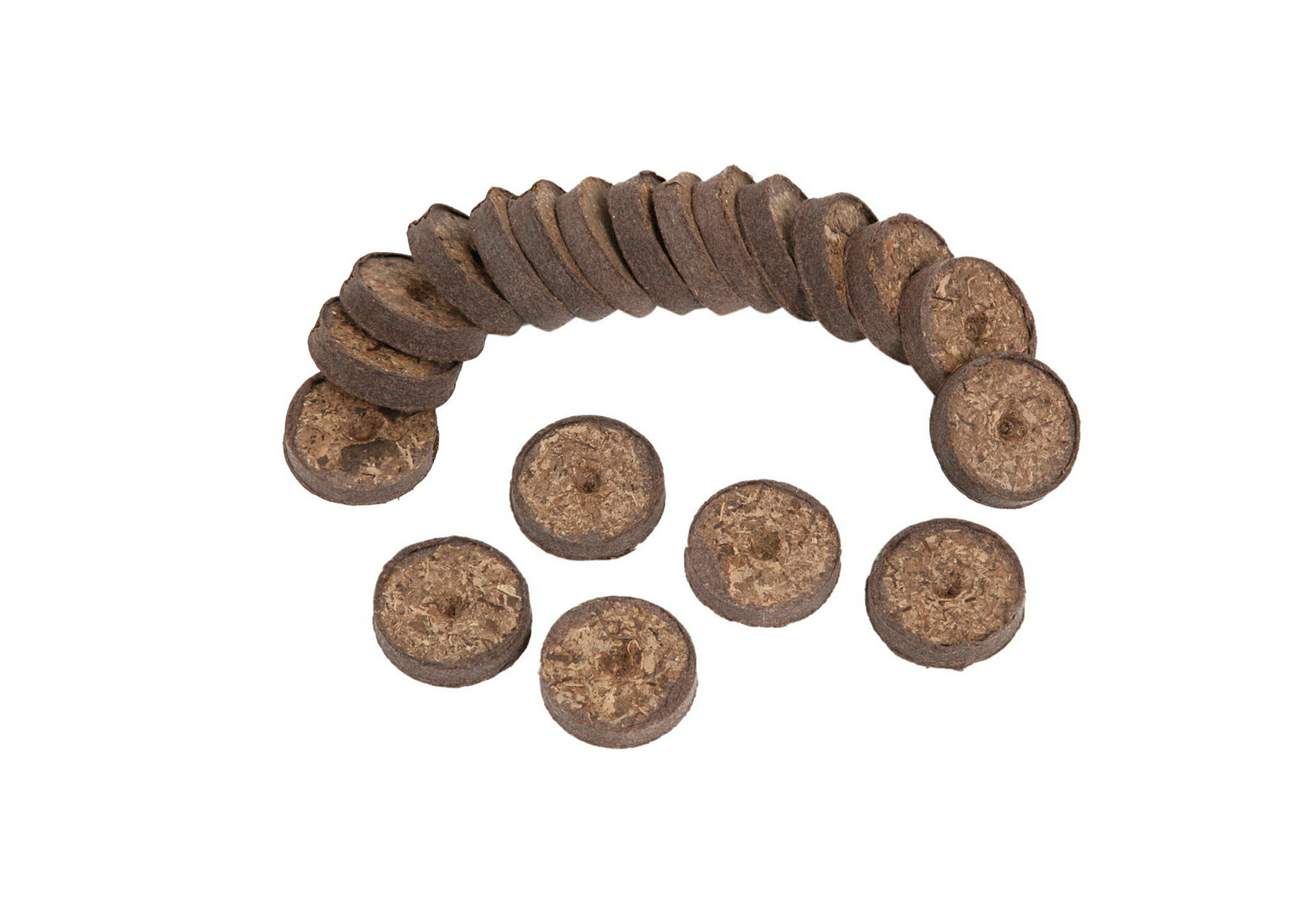 Torfquelltöpfe Classic, Ø 3,5 cm, H: 0,8 cm, 20 St.
