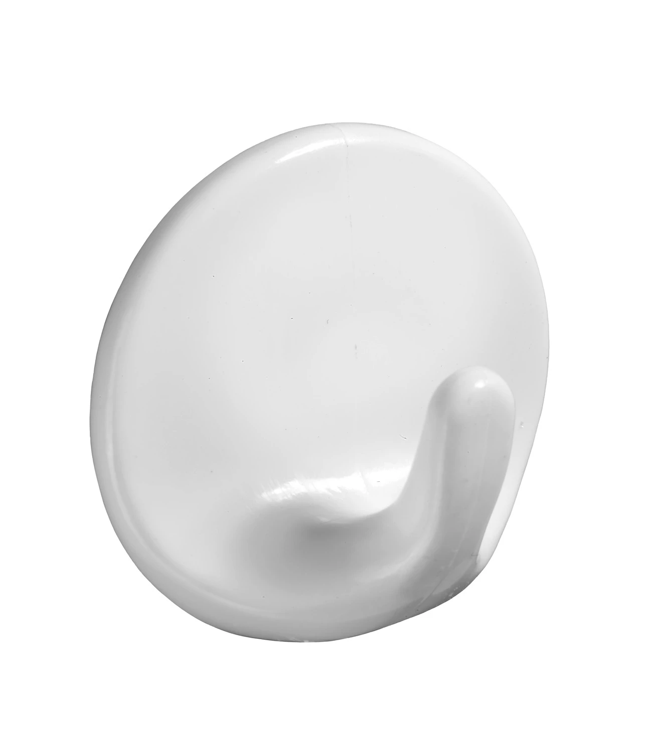 Klebehaken D36mm weiß 2 Stück