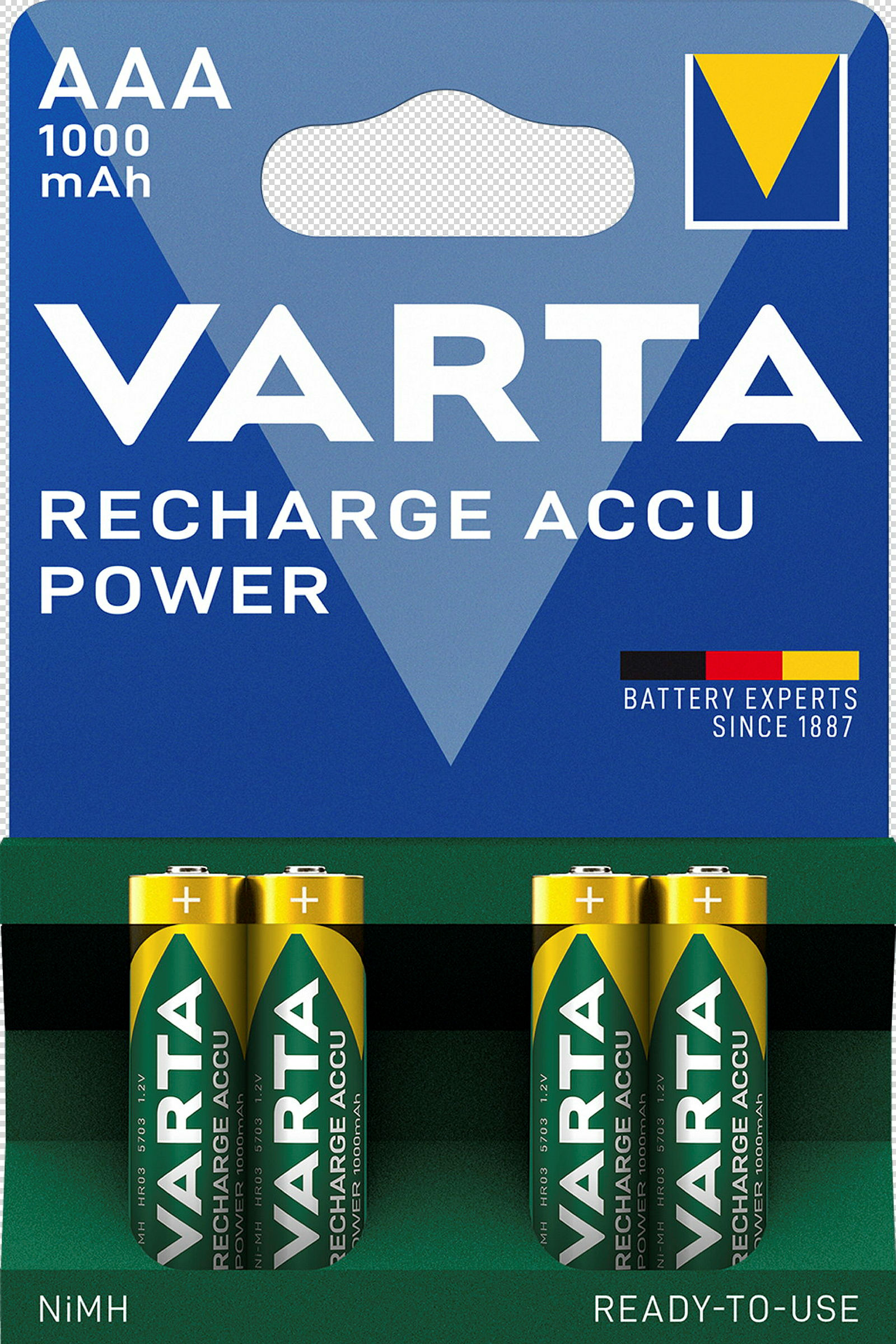 VARTA RECH.ACCU Power AAA 1000mAh Blister 4