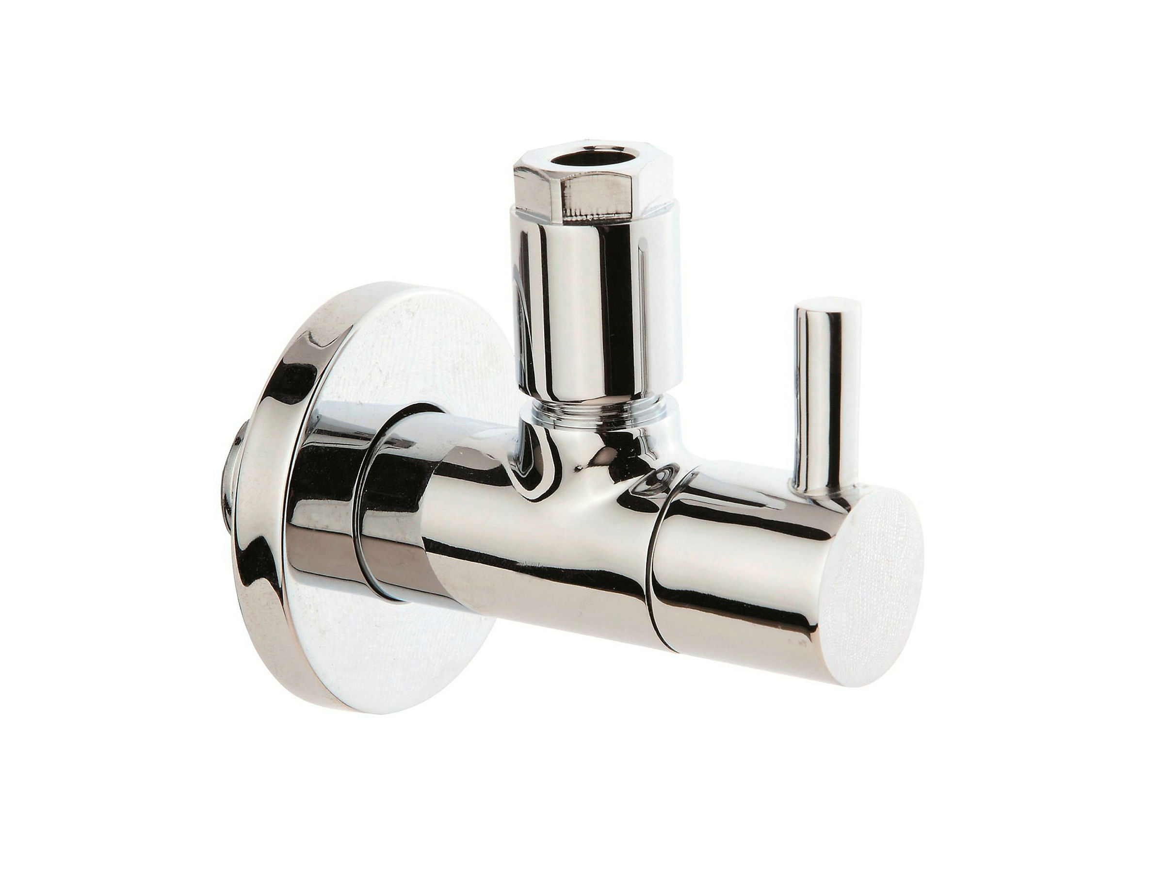 DEV-5WK, Eckventil, 1/2''AG x 10 mmQ, mit Rosette