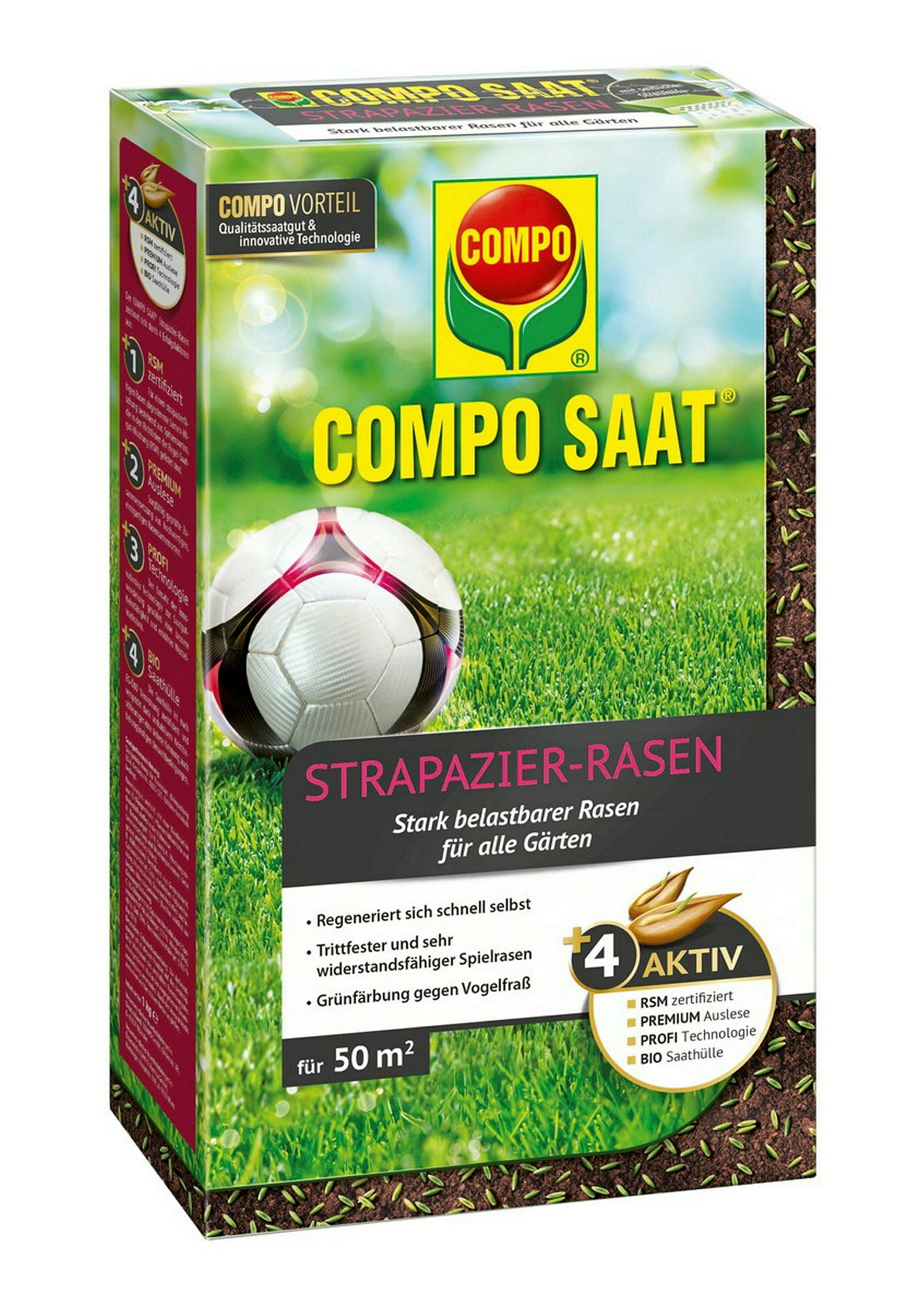COMPO SAAT® Strapazier-Rasen1 kg für 50 m2
