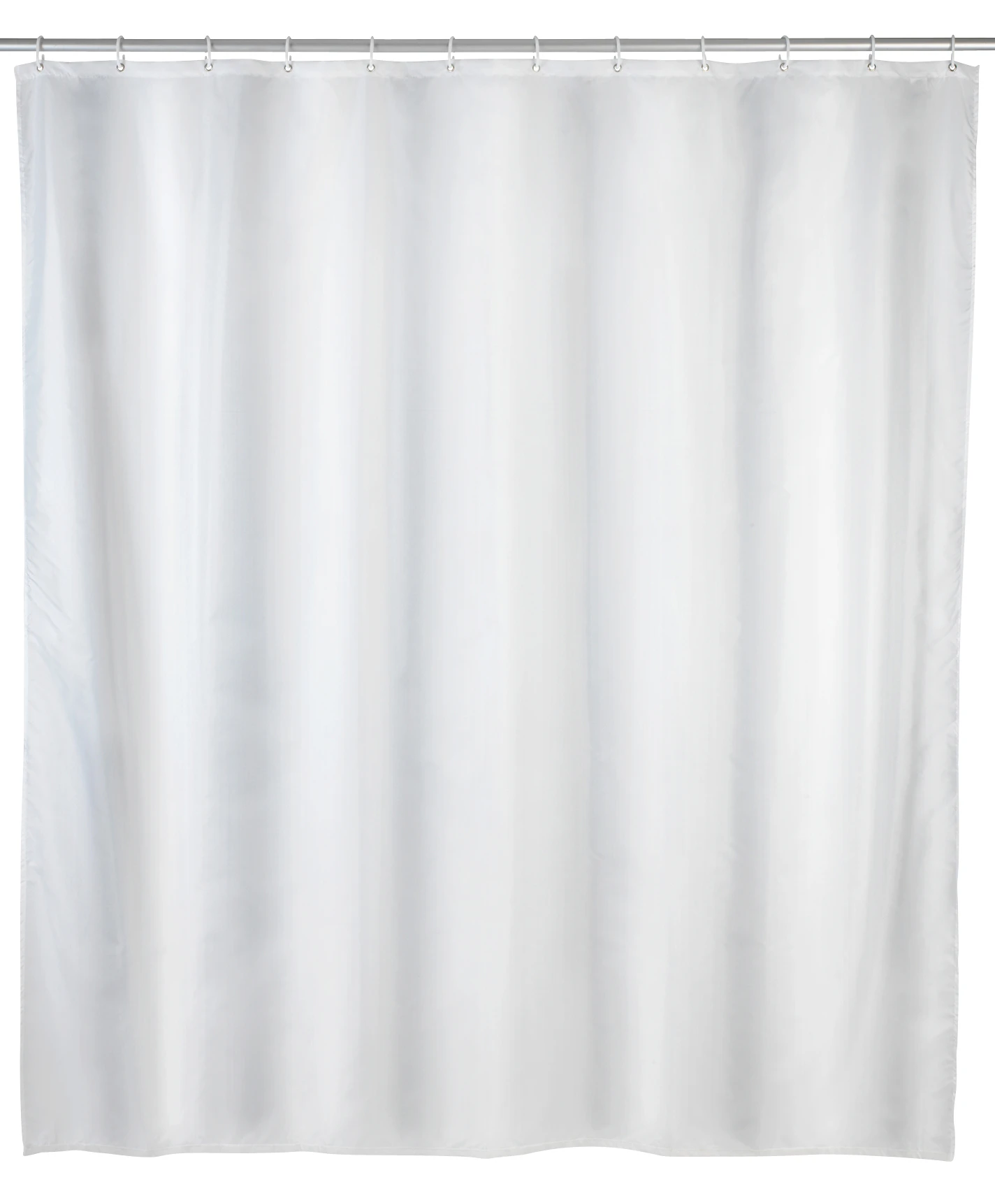 Duschvorhang 180x200 cm uni weiß PEVA