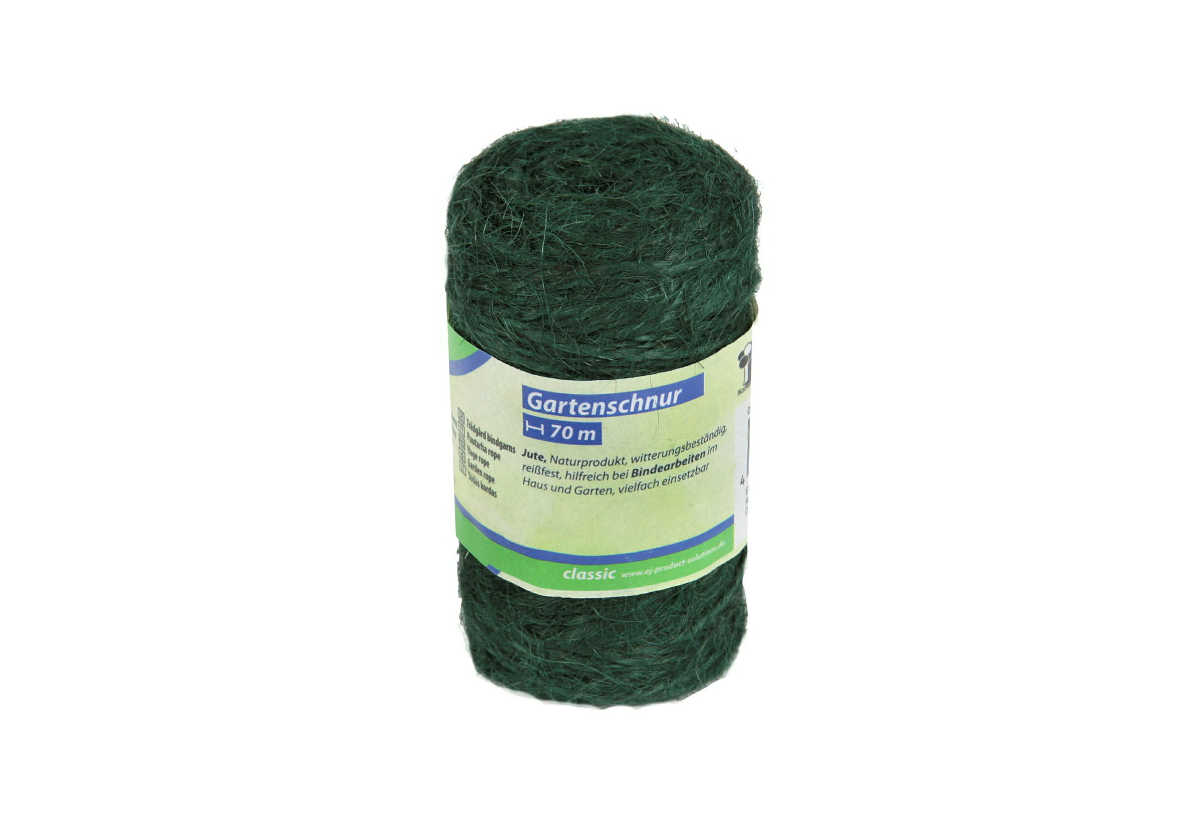 Gartenschnur Classic, L: 70 m, Jute, grün