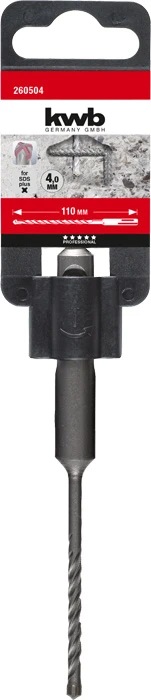 CROSS-TIP Hammerbohrer, Spitze 4-schneidig, ø 4.0 mm