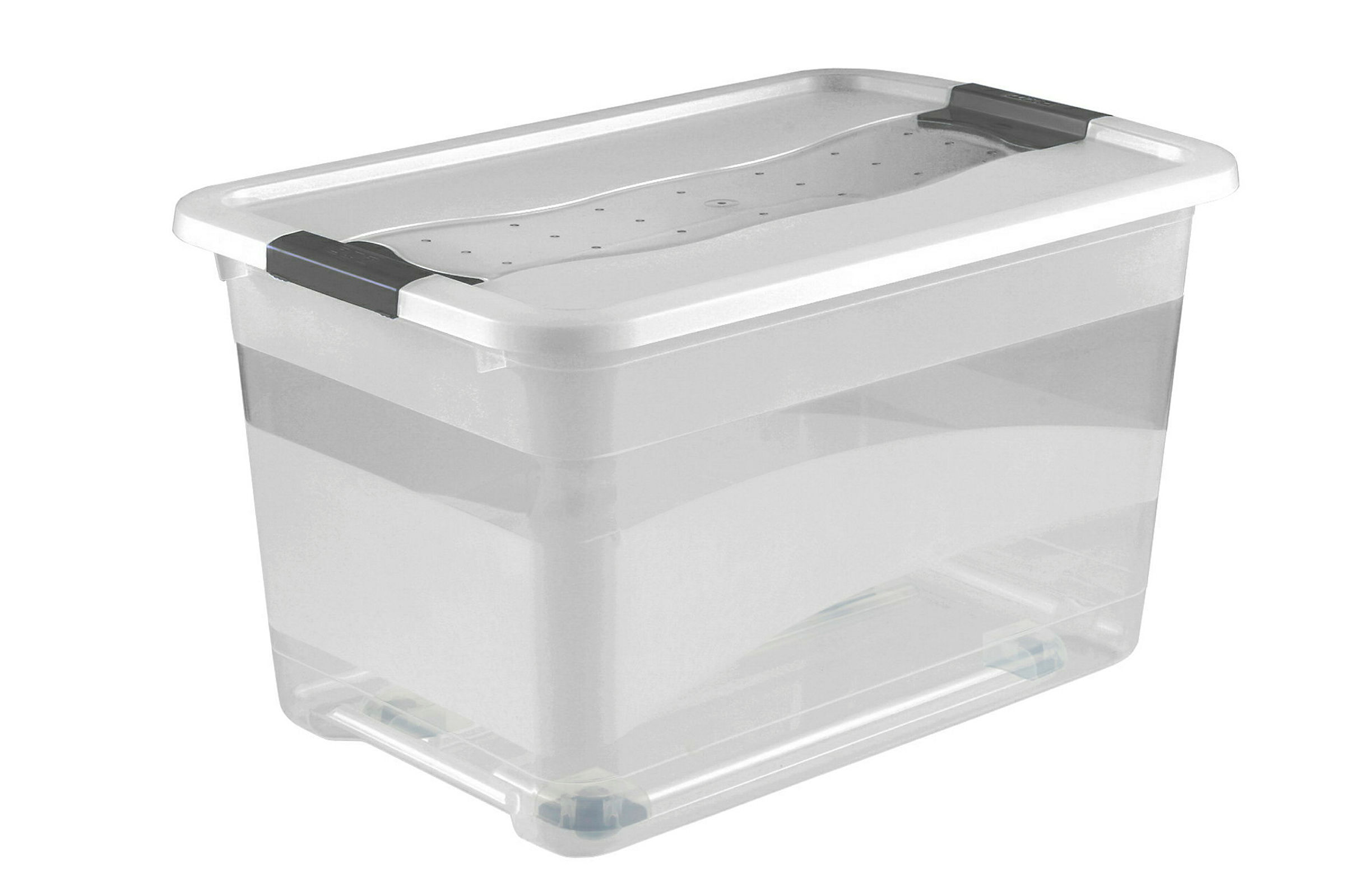 keeeper Aufbewahrungsbox, 59,5 x 39,5 x 35 cm, 52 l, Konrad, Transparent