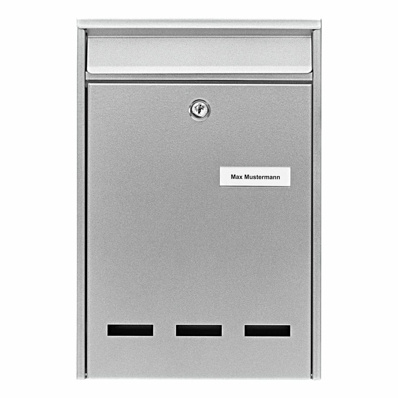 Briefkasten Stahl-lackiert Pocket 5871 Si silber