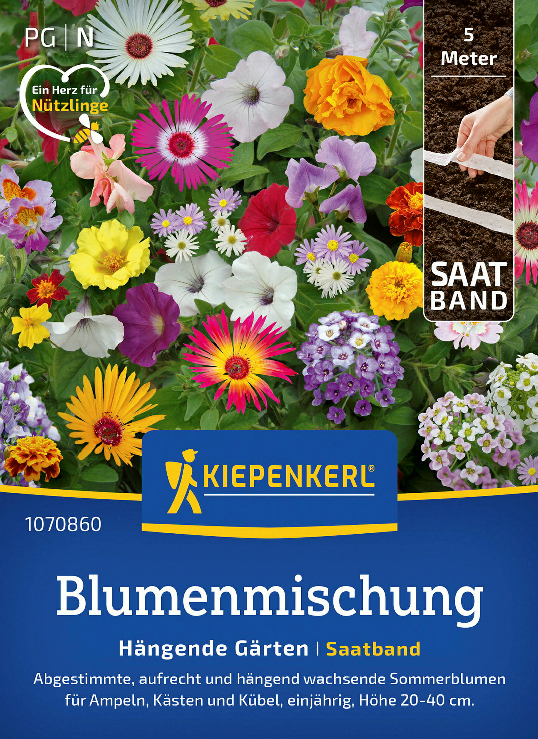 Kiepenkerl Blumenmischung Hängende Gärten, Saatband