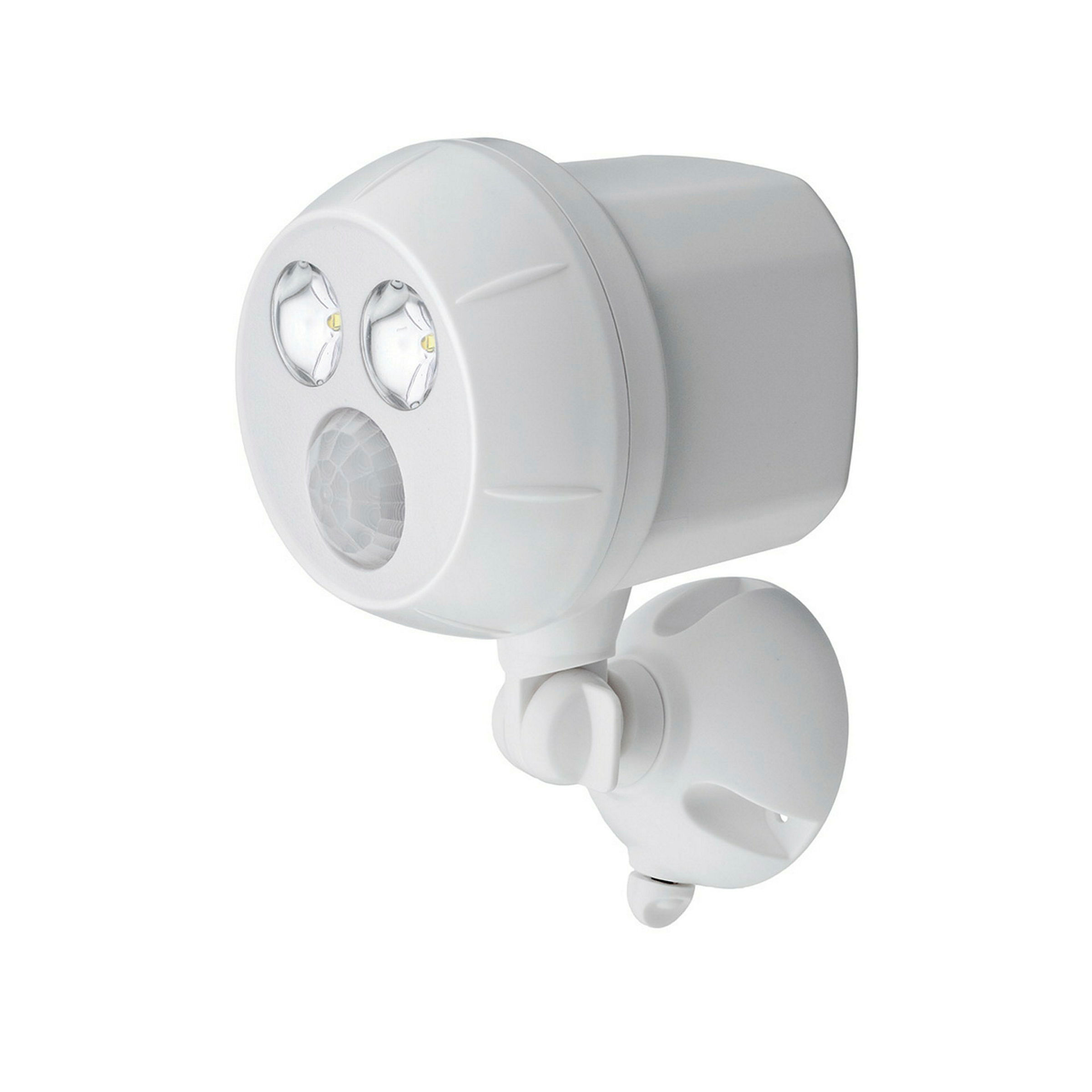 Der weiße batteriebetriebene LED-Scheinwerfer MB380 ist mit seinen 400 lm d
