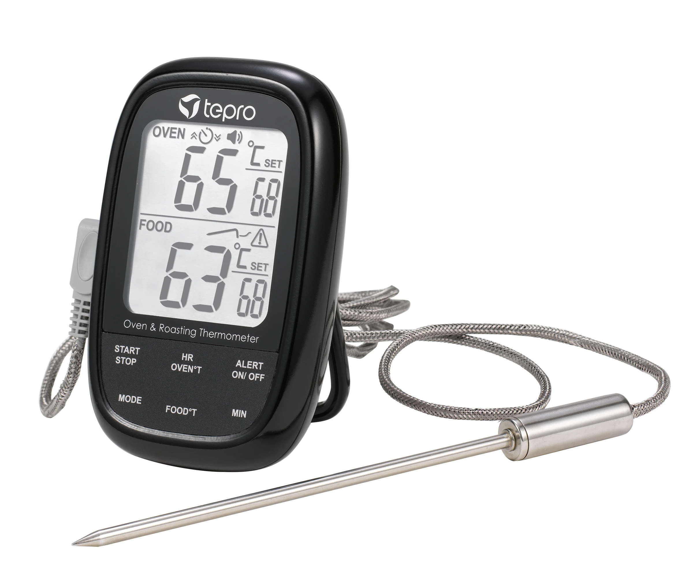 Dual-Sensor-Grillthermometer Messbereich:0 C bis 300 C