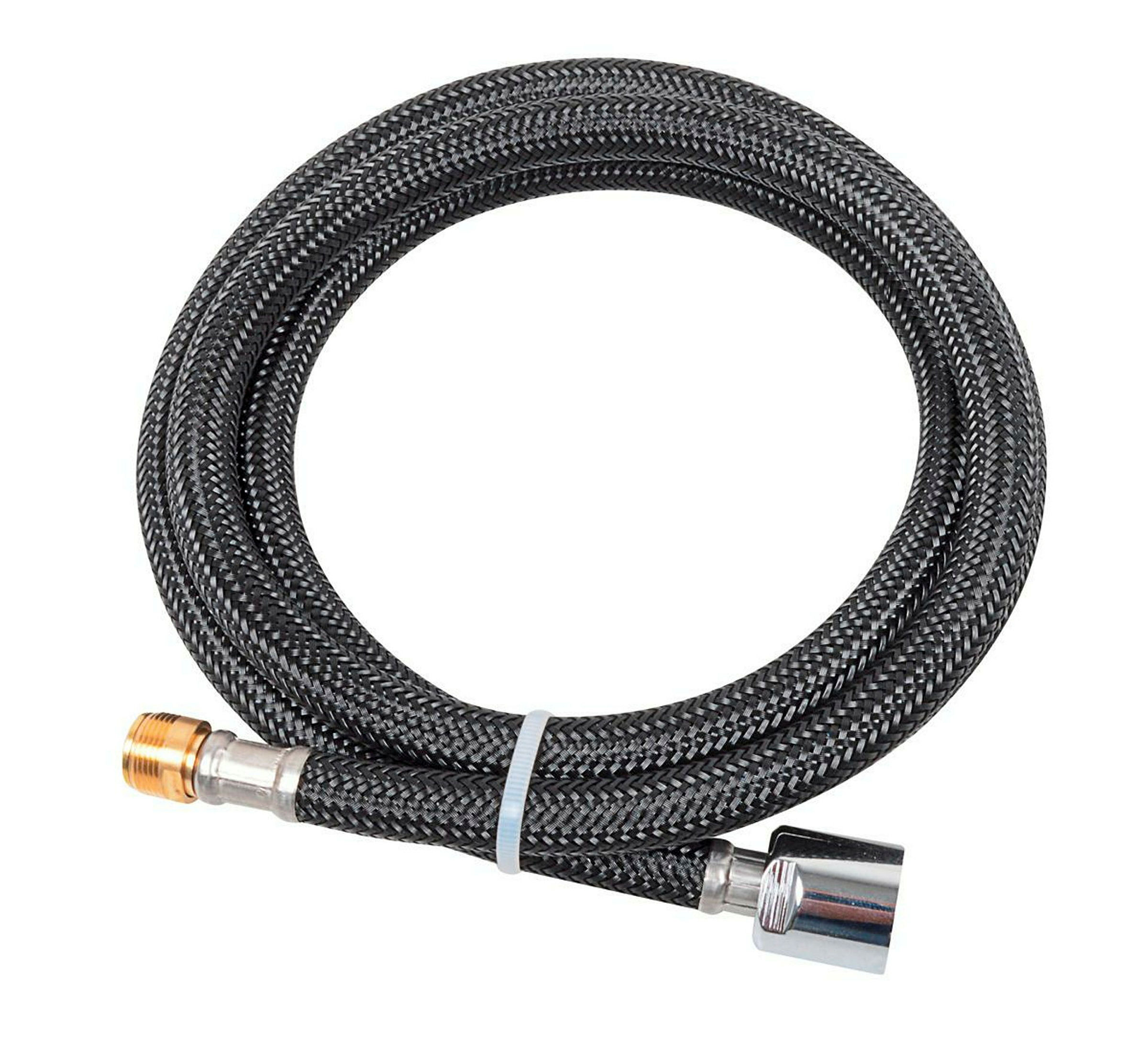 Geschirrbrauseschlauch, Schwarz, 150 cm, 1/2'' x M15AG