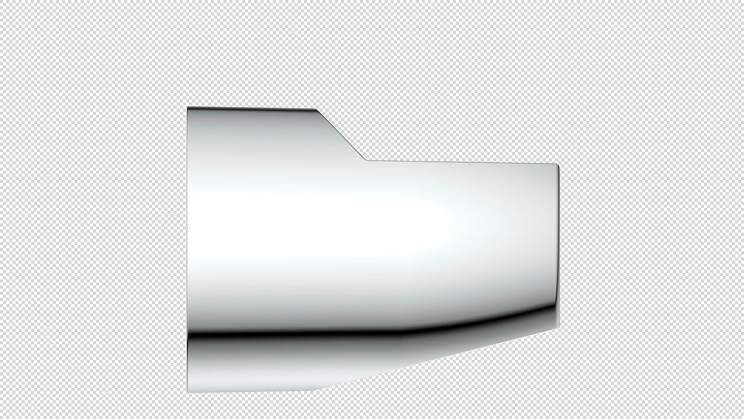 Brausehalter, Chrom, für Wandmontage