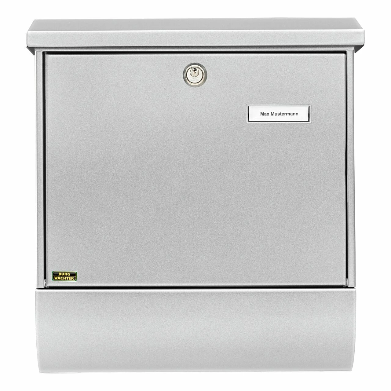 Briefkasten-Set Stahl-lack. Vario 86720Si silber