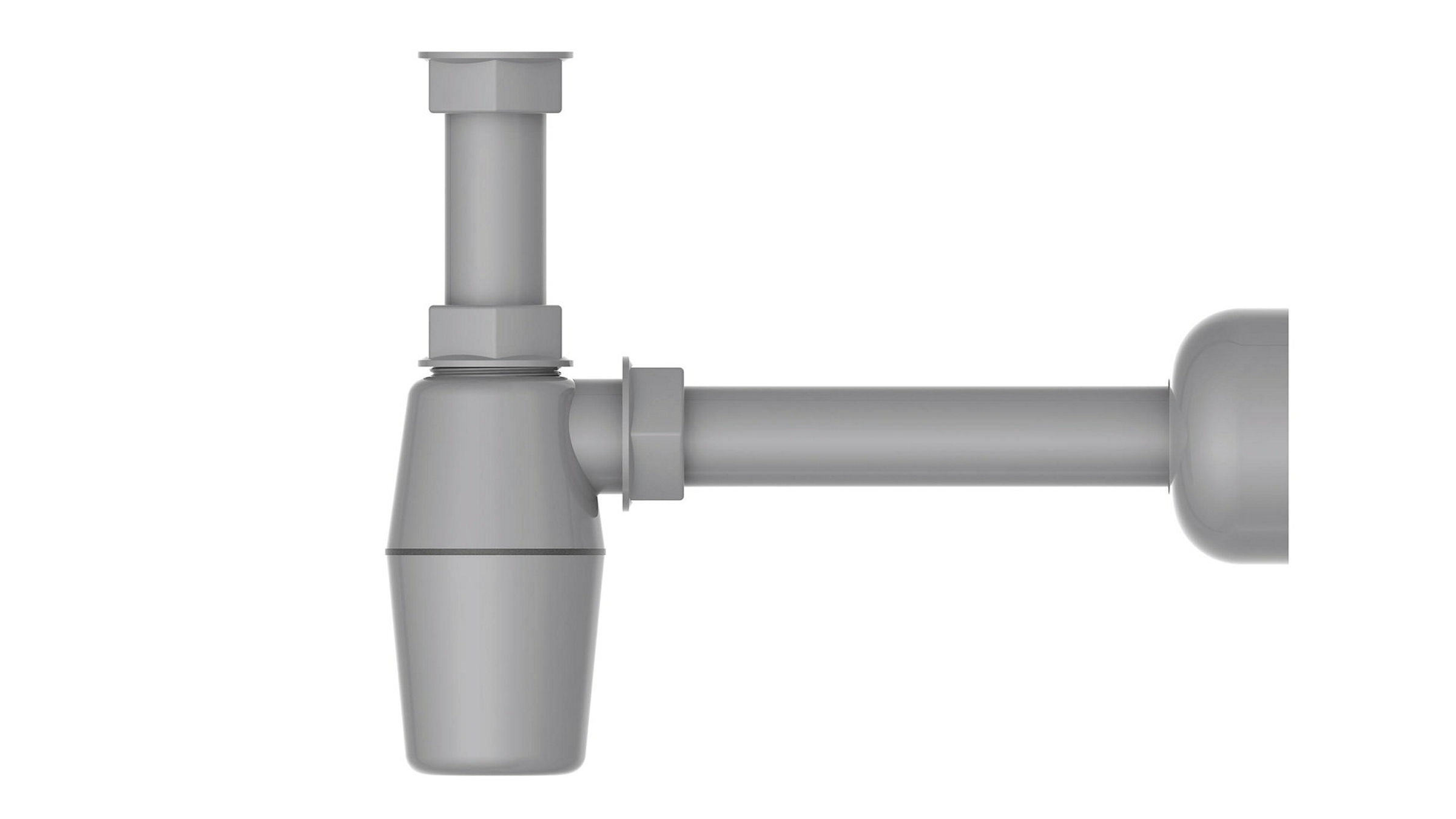 ECO-SAVE KS Flaschensiphon, Grau, 1 1/4'' x 32 mm