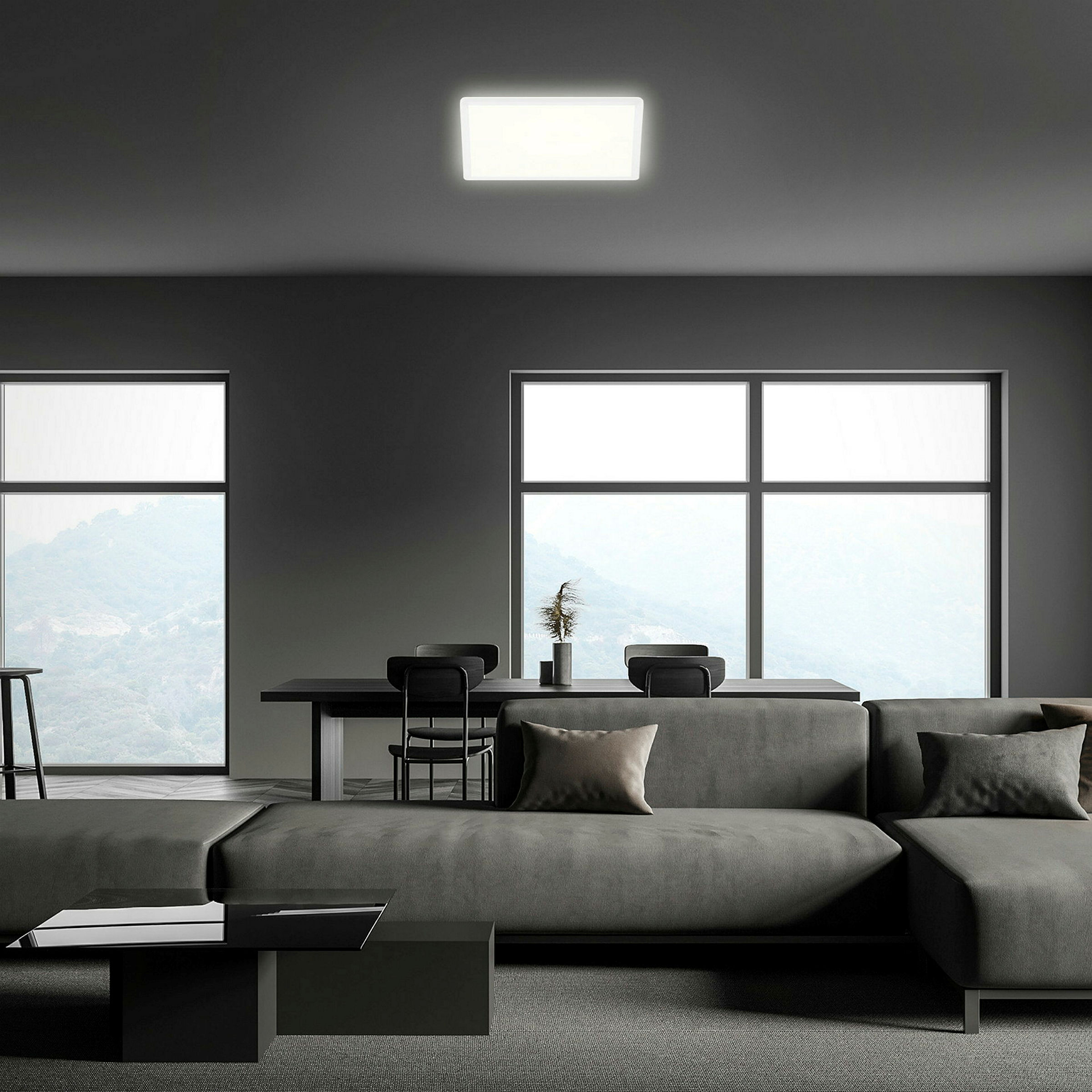 Ultraflaches LED Panel mit LED Backlight,weiß, 1xLED/18W