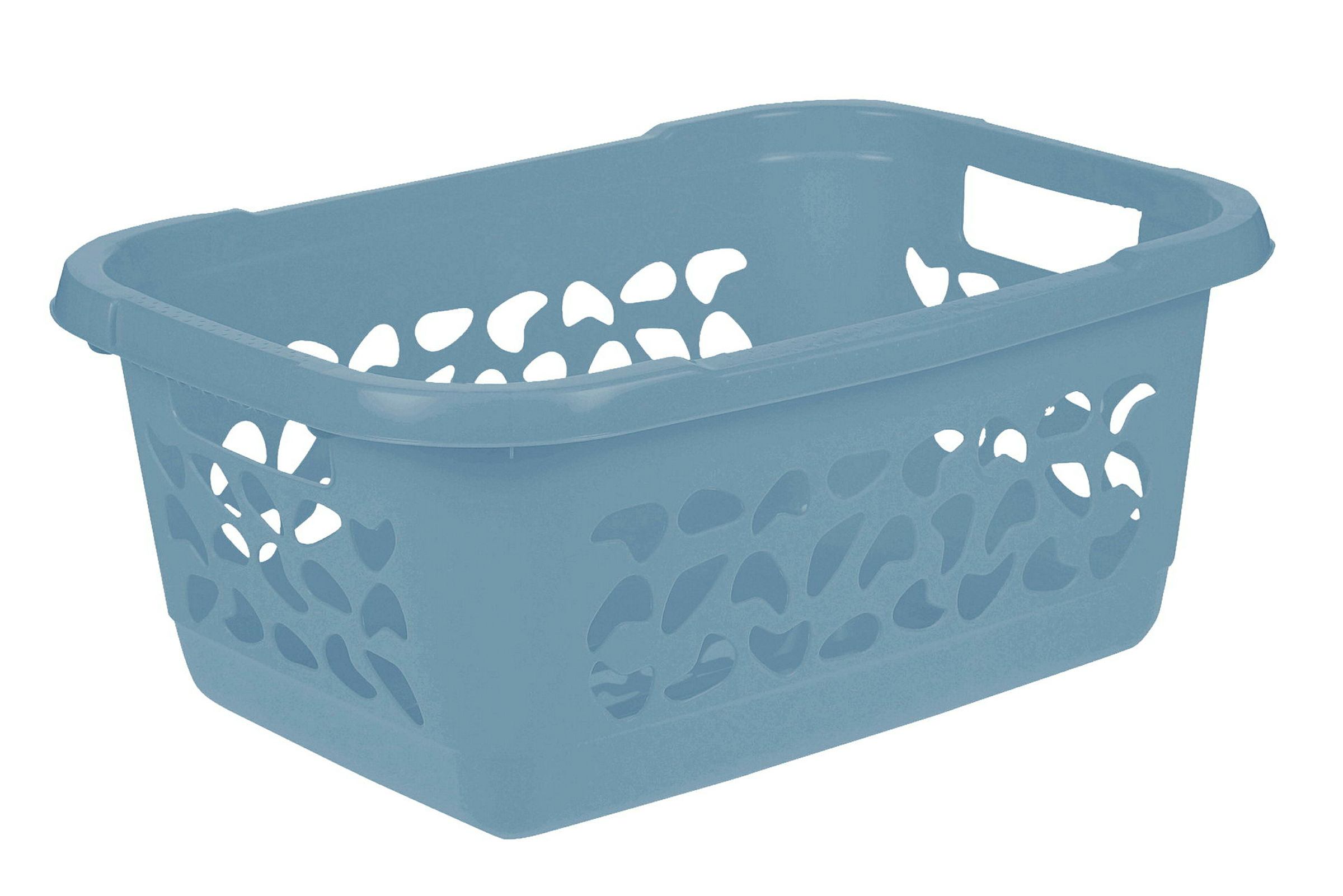 keeeper Wäschekorb, Luftdurchlässiges Dekor, 32 l, Jost, Nordic Blue