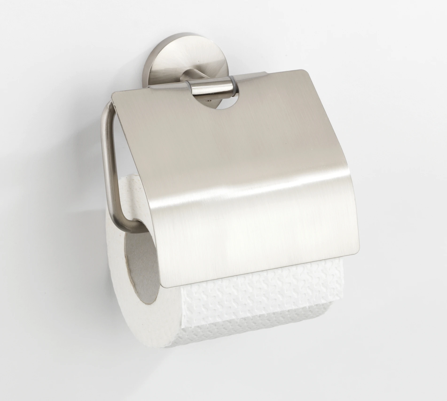 Toilettenpapierhalter m Deckel Cuba matt