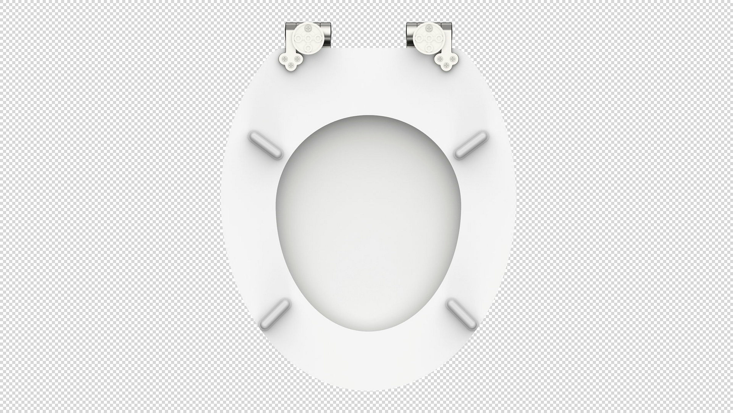 MDF WC-Sitz SPIRIT WHITE, mit Absenkautomatik
