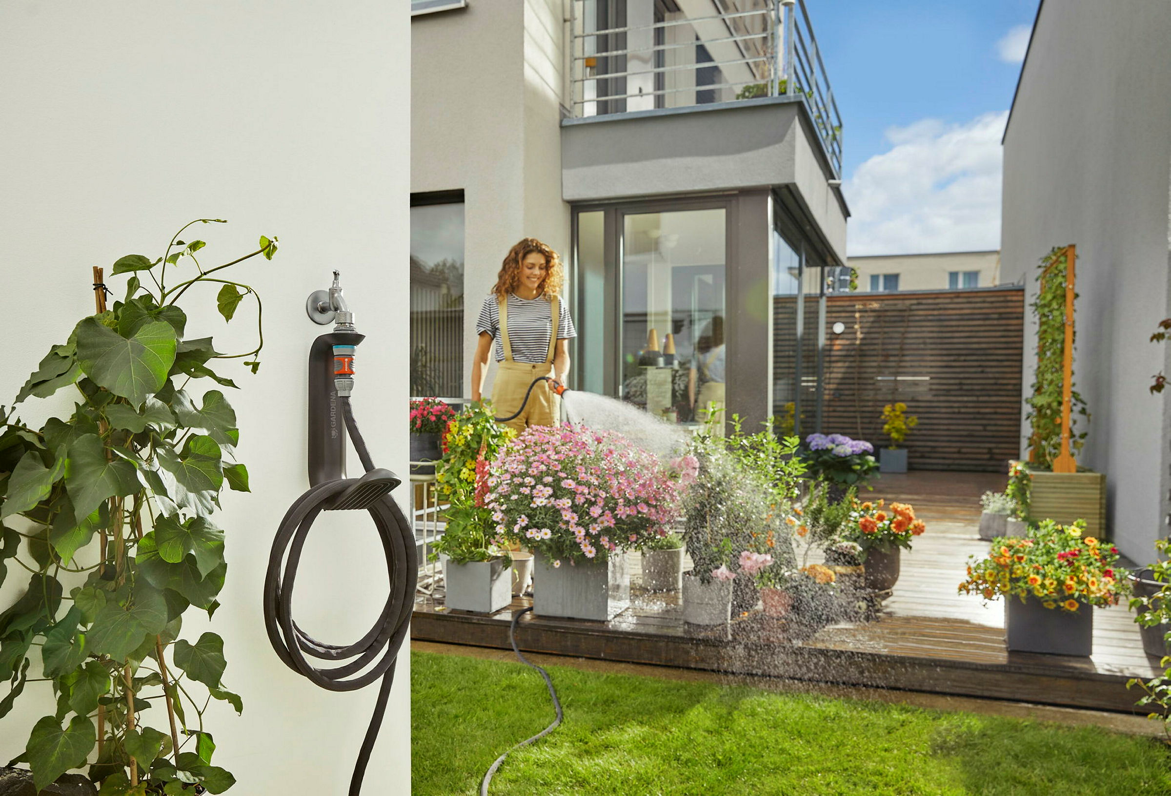 GARDENA Liano'' Schlauchaufbewahrung TapFix