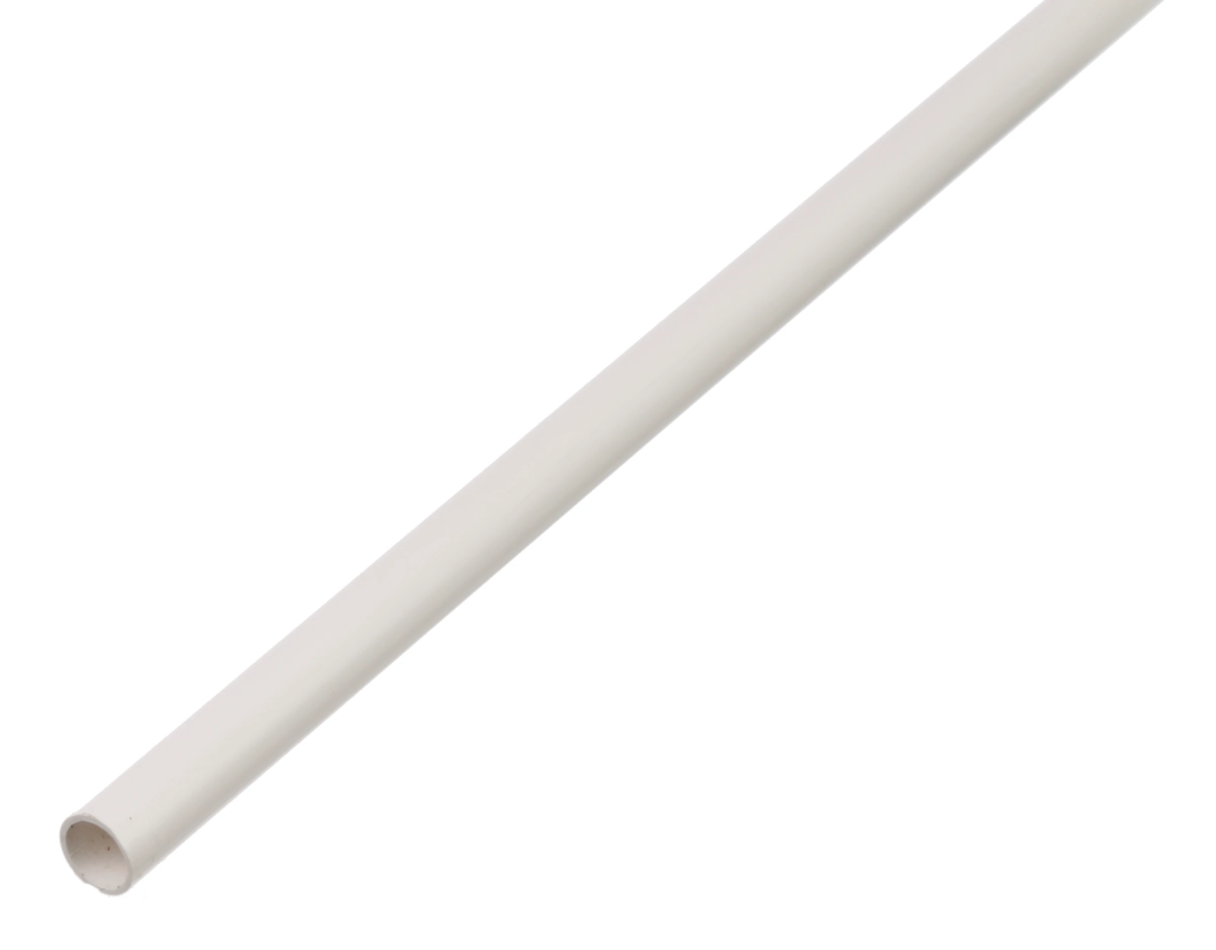 Rundrohr 1mØ10x1 PVC weiß