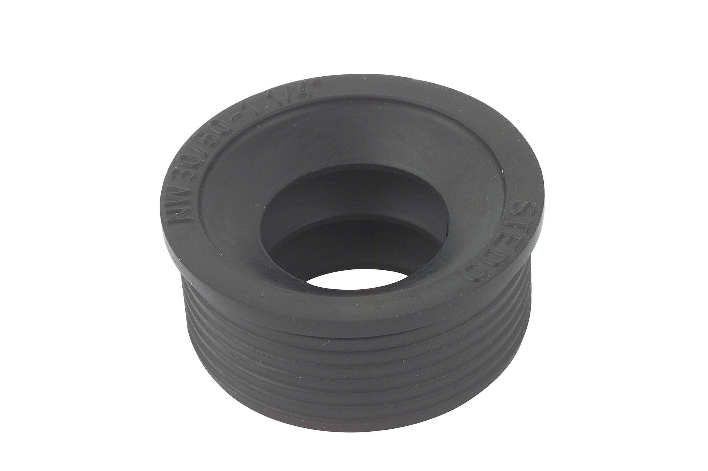 Ablaufverbinder, Gummi, 46 mm x 30 mm, für Siphonabgang in-Rohr
