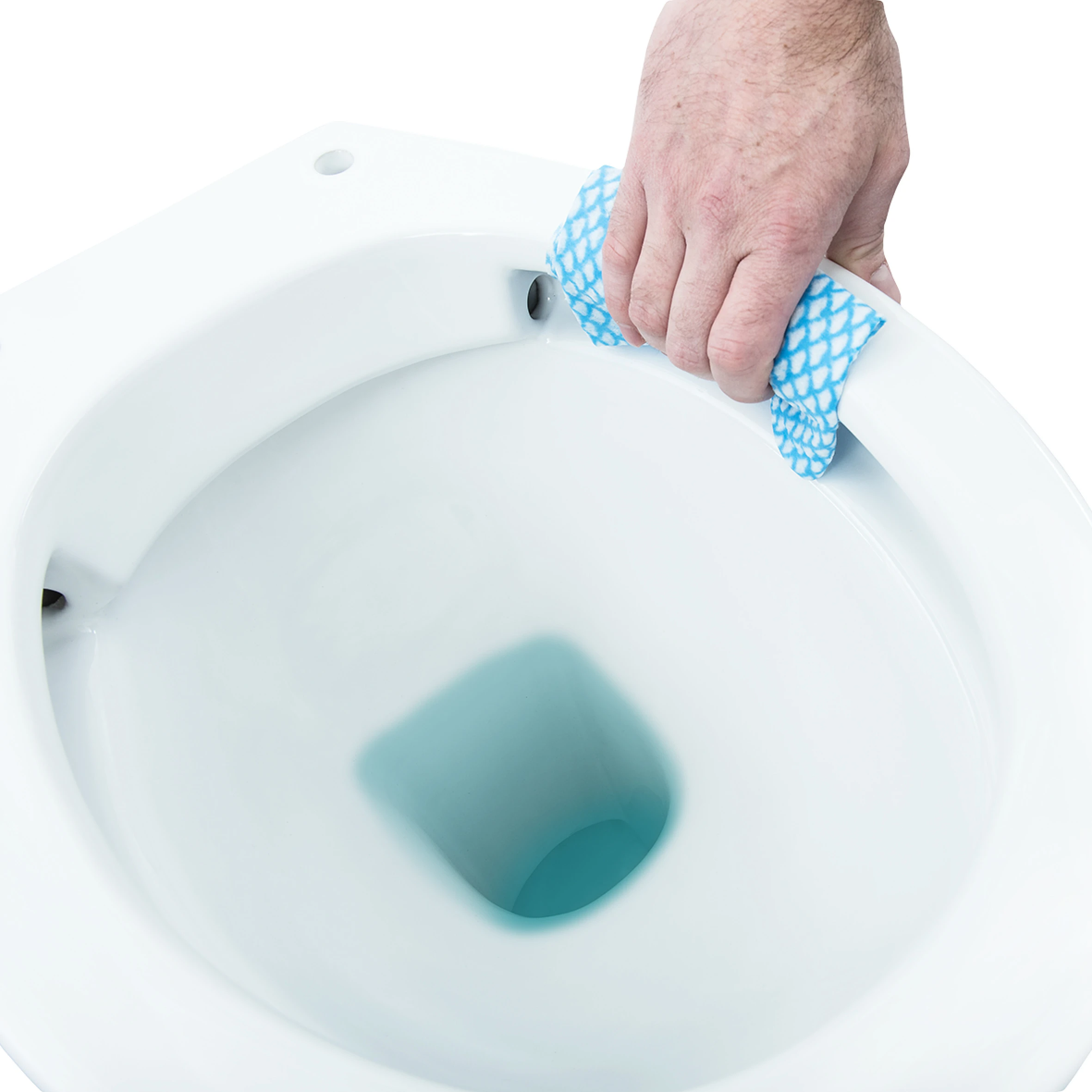 CORNAT Stand-WC spülrandlos weiss