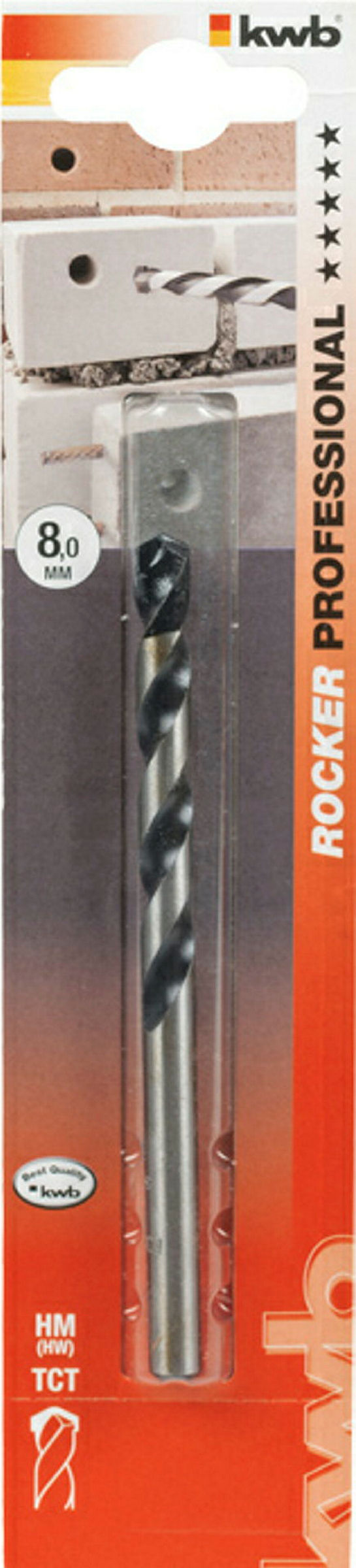 ROCKER® Beton- und Steinbohrer, ø 8.0 mm