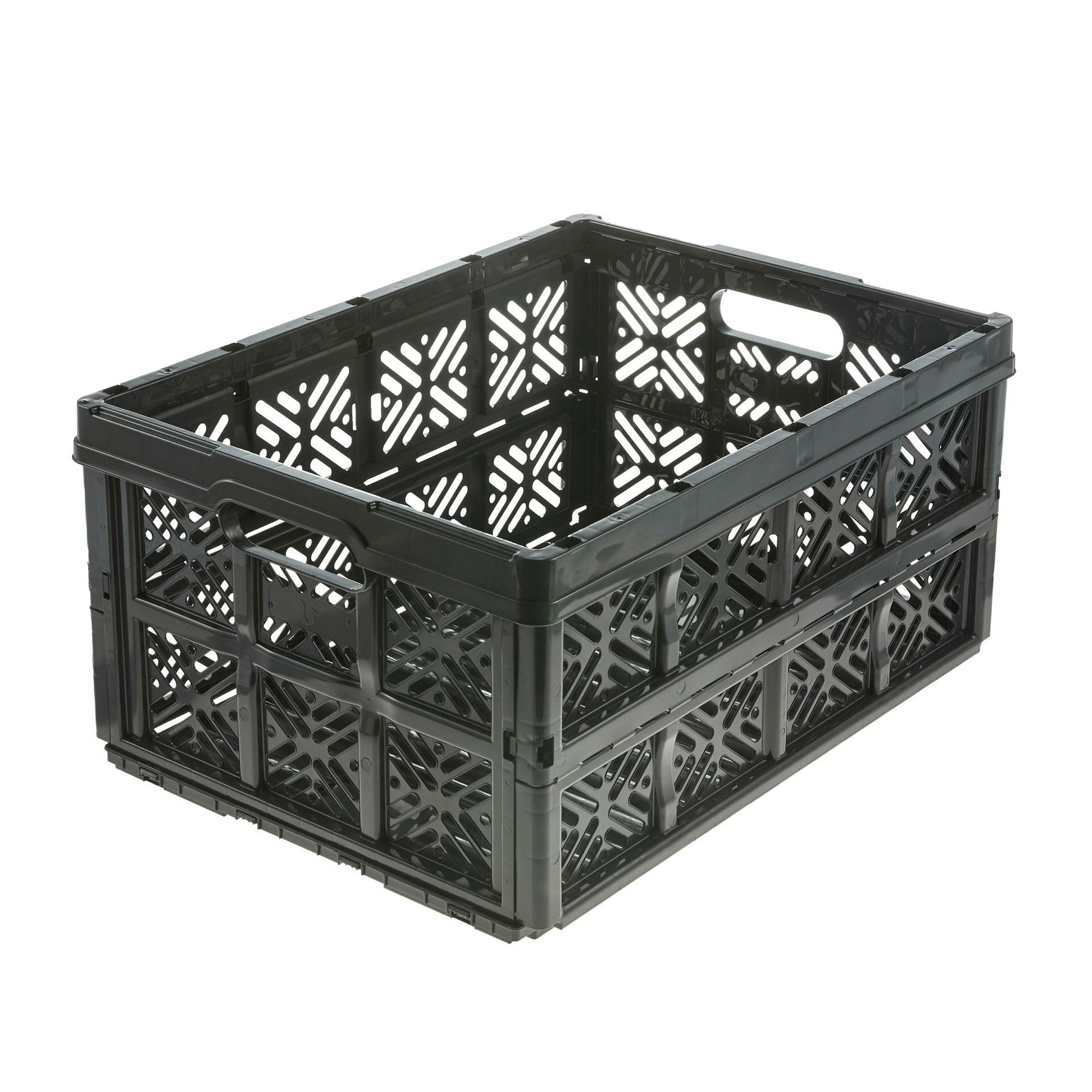 keeeper Stabile Klappbox Ida, 32 l, 48 x 35 x 23 cm, Ida, Schwarz