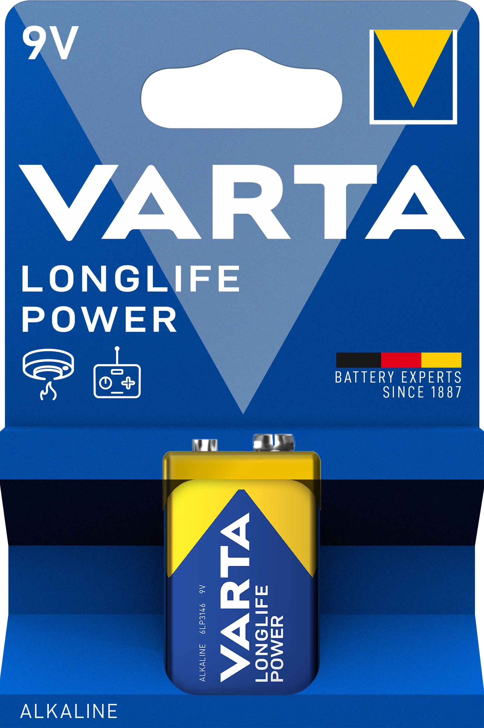 VARTA LONGLIFE Power 9V Blister 1