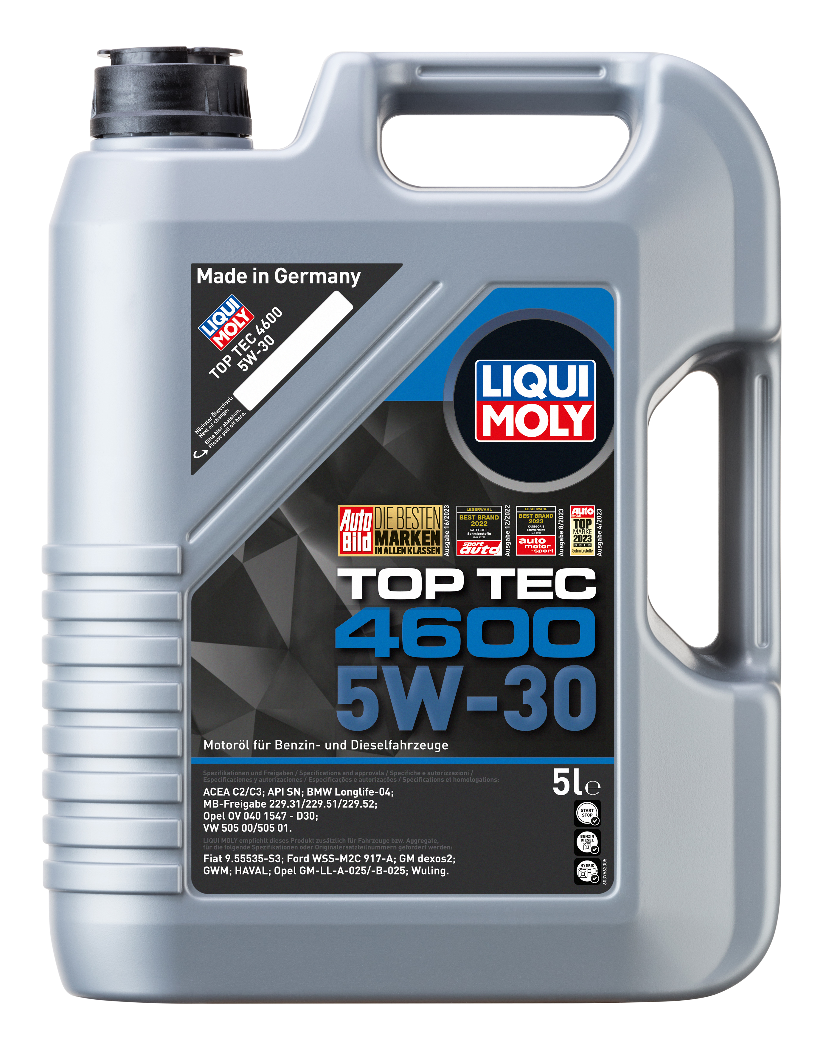 Leichtlauföl TopTec 4600 5W-30