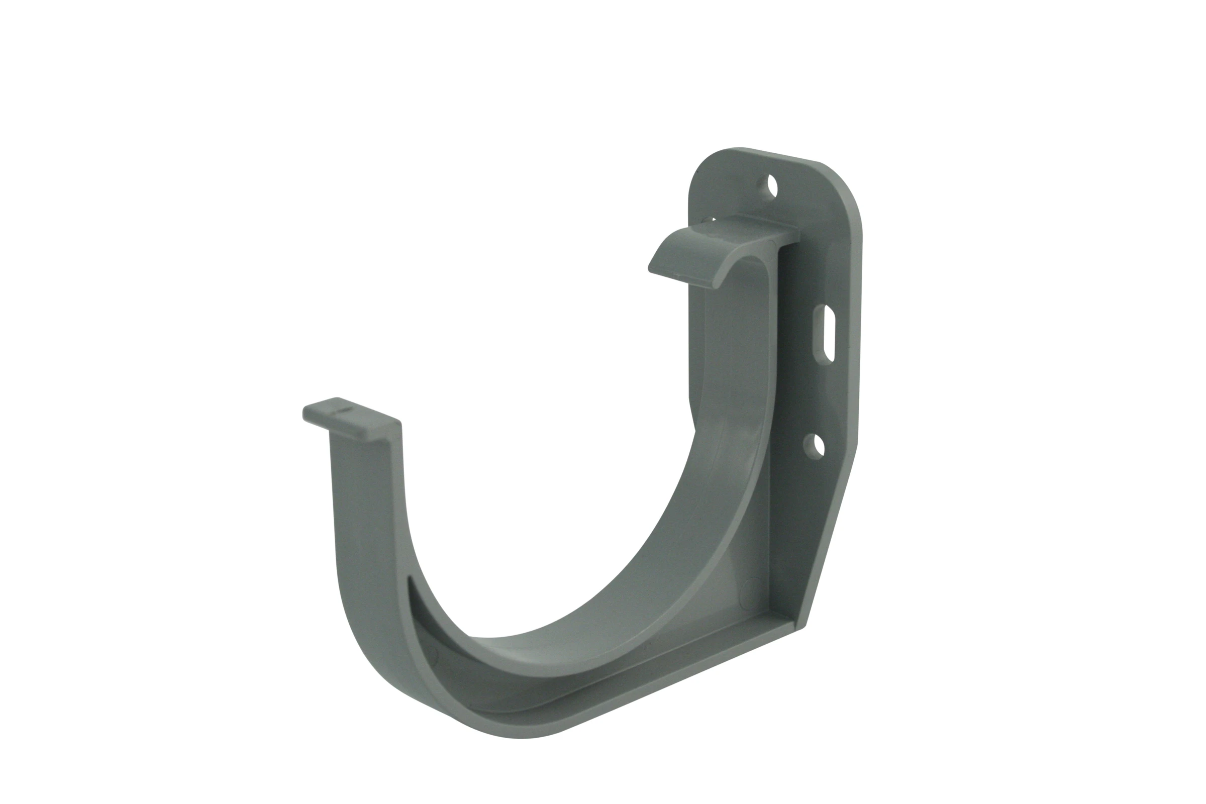 Rinnenhalter für Dachrinne halbrund RG 100, grau
