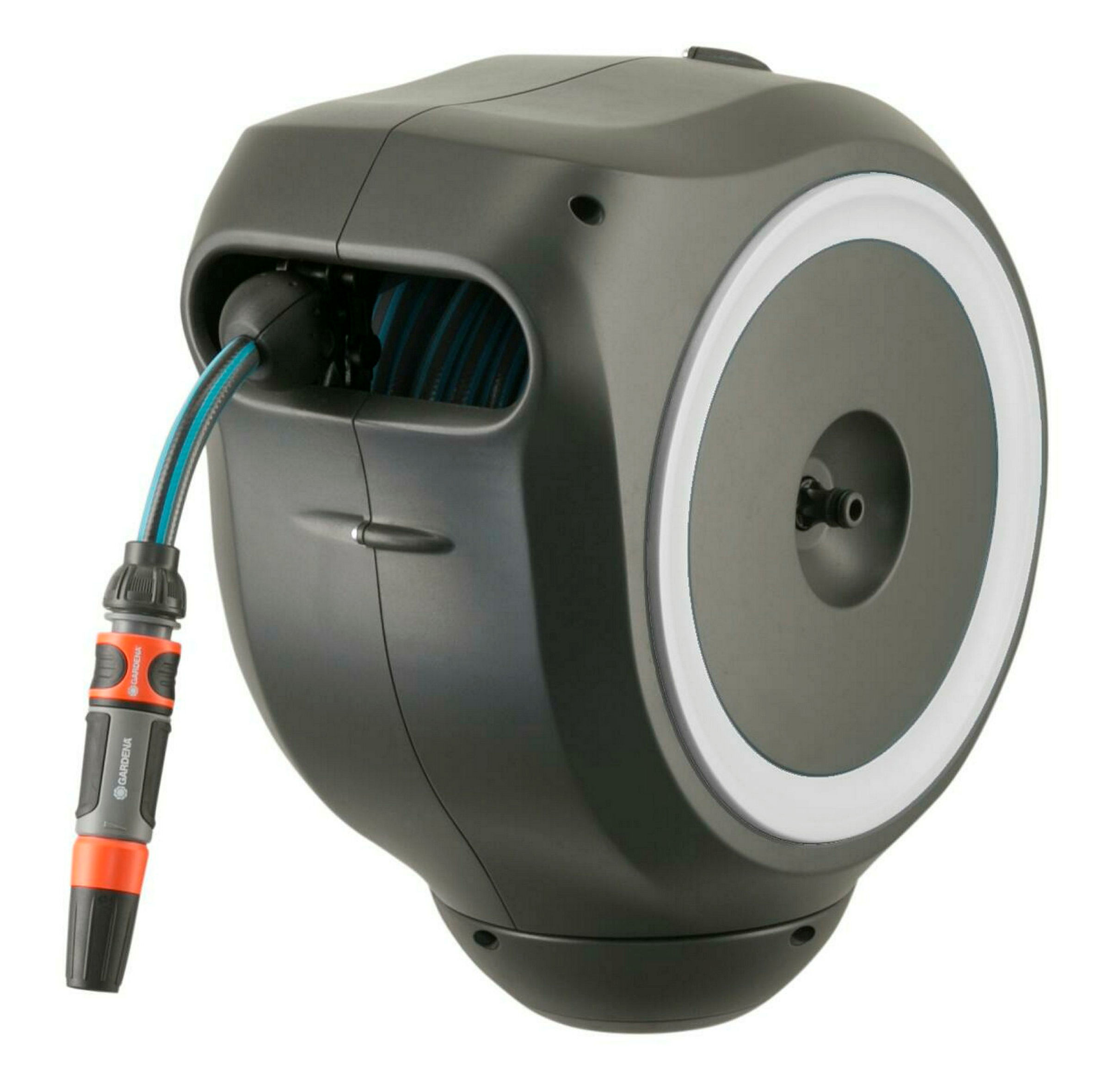 Garten-Schlauchbox RollUp S (weiß) 15 m