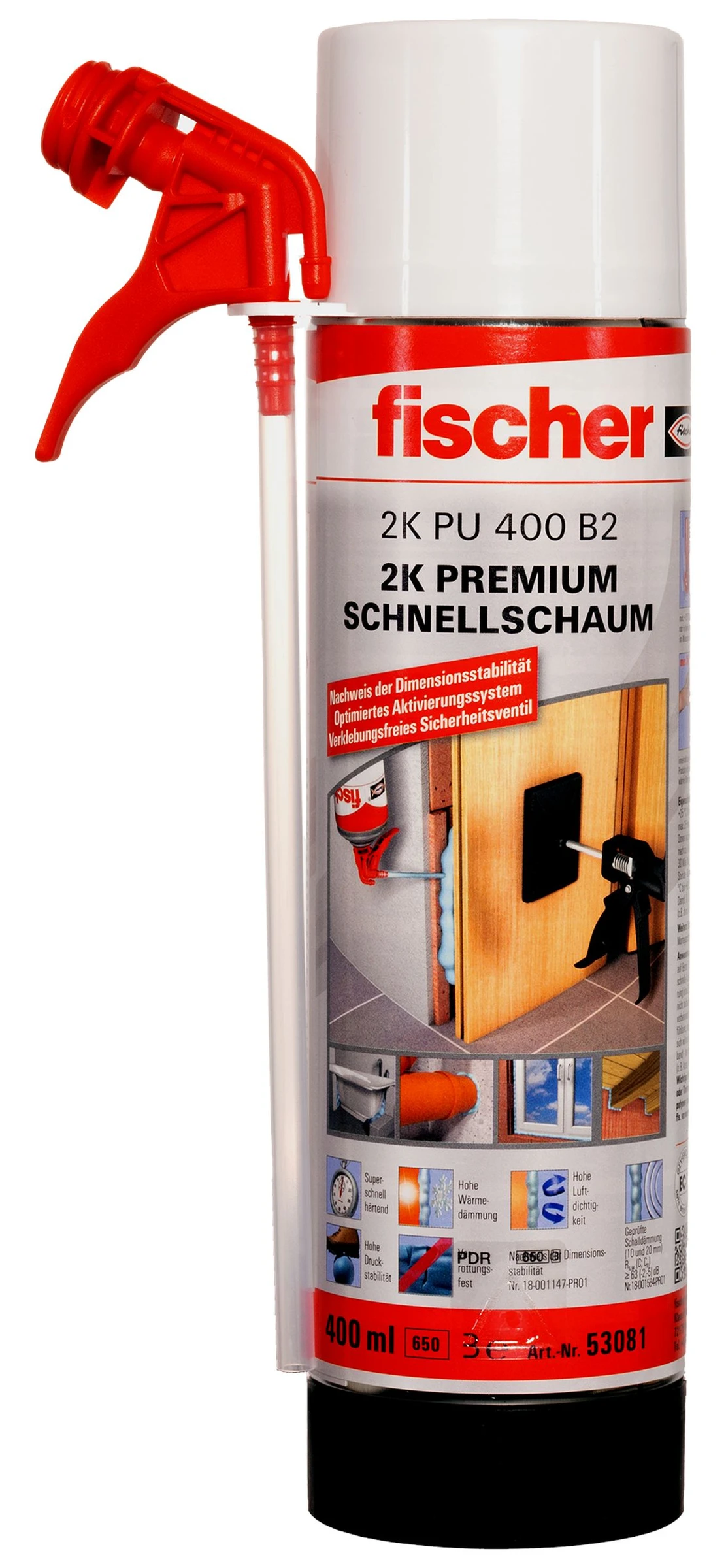 fischer 2K - Schnellschaum PU 400