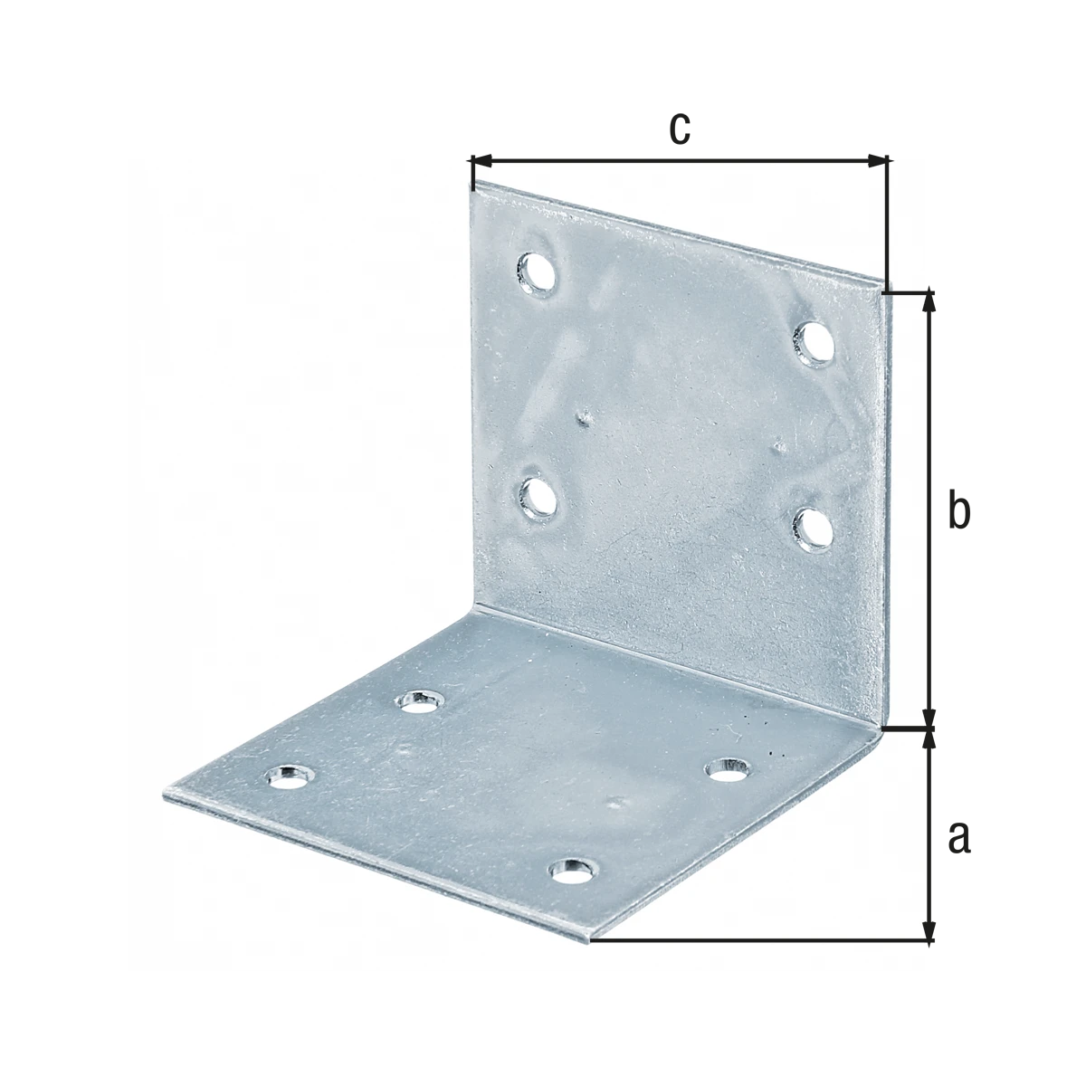 Breitwinkel 60x60x60 sendzimirverzinkt