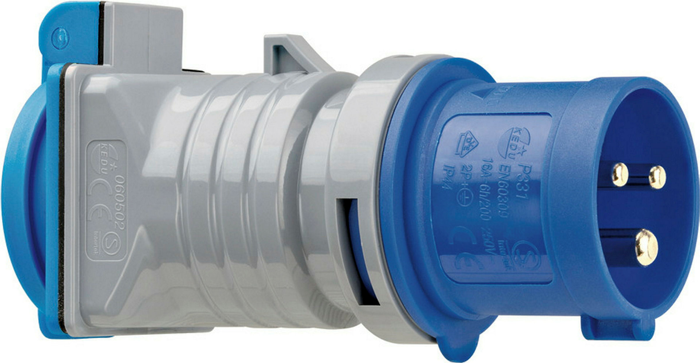 CEE-Adapter 240V/16A auf Schuko 3-polig IP44