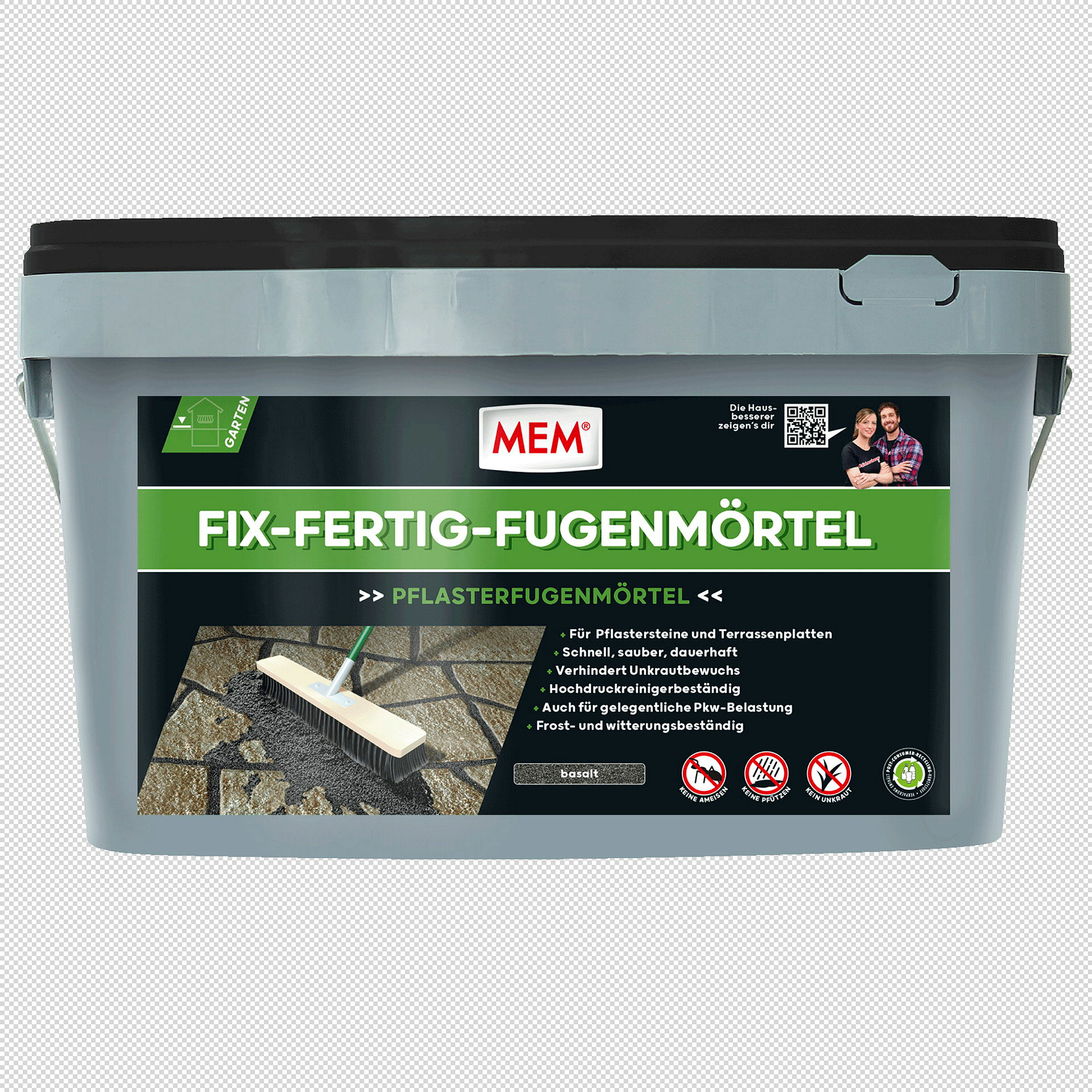 MEM Fix-Fertig-Fugenmörtel 25 kg basalt