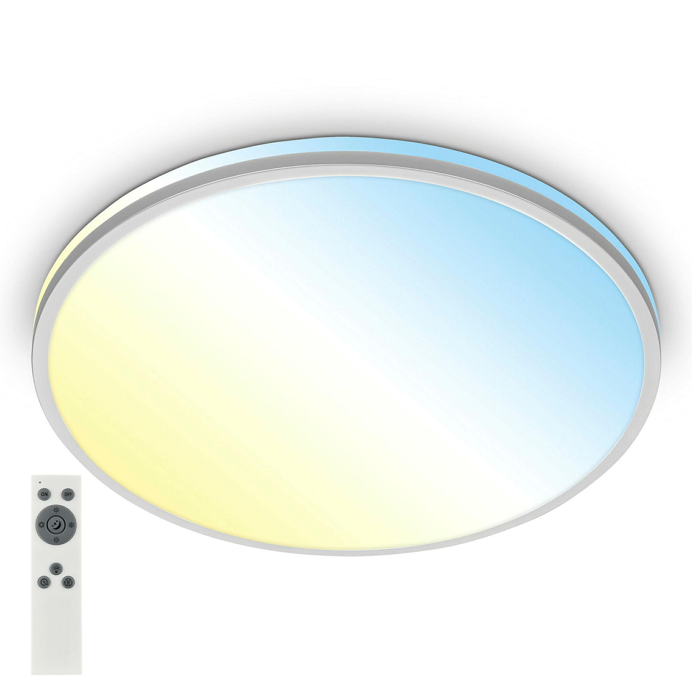LANA CCT-LED Deckenleuchte, Chrome-matt, LED / 40W