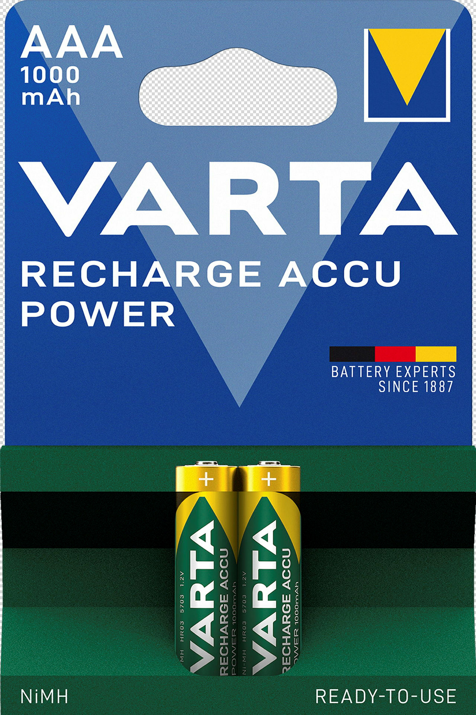 VARTA RECH.ACCU Power AAA 1000mAh Blister 2