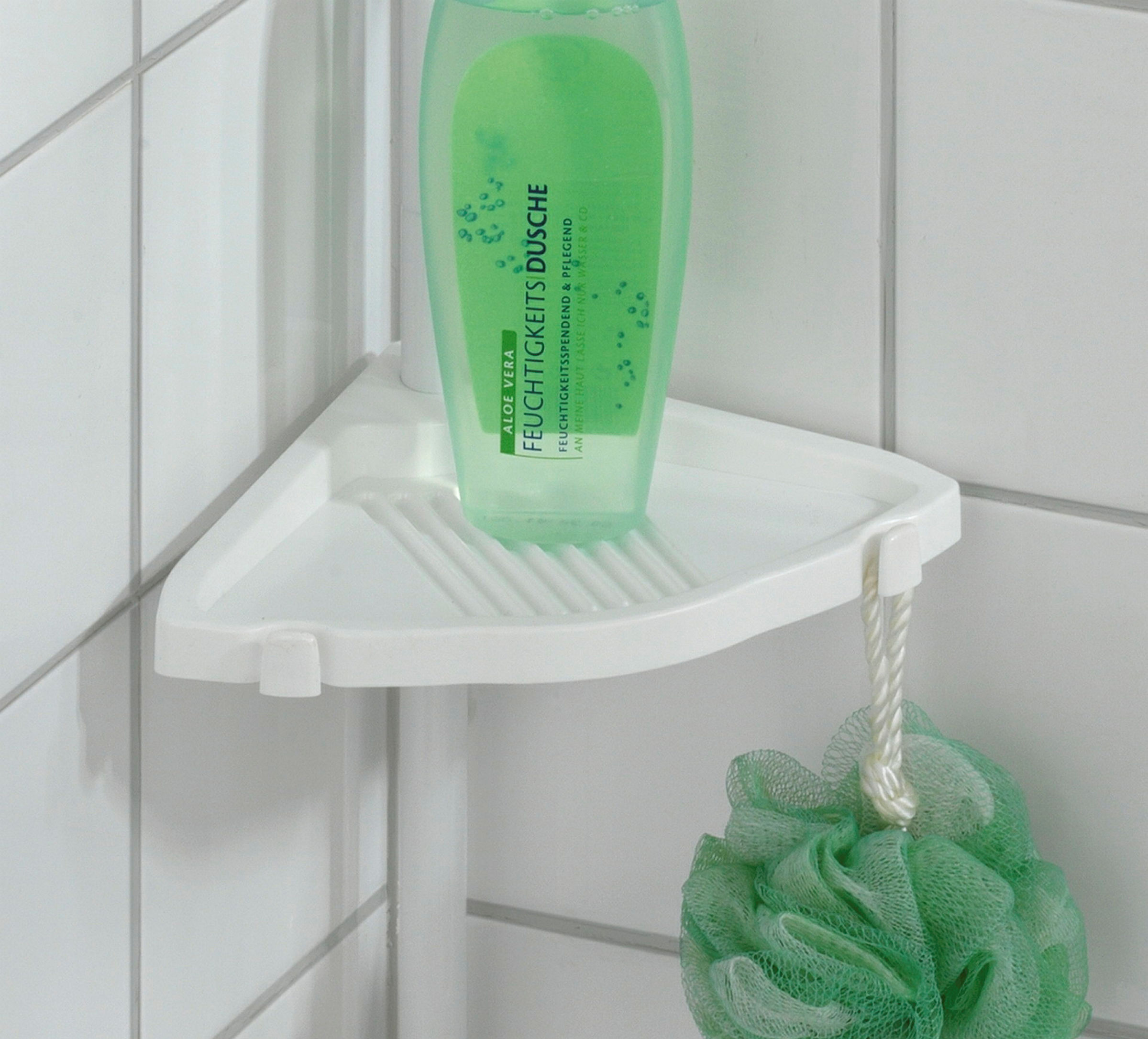 Teleskop Duschecke Easy weiss