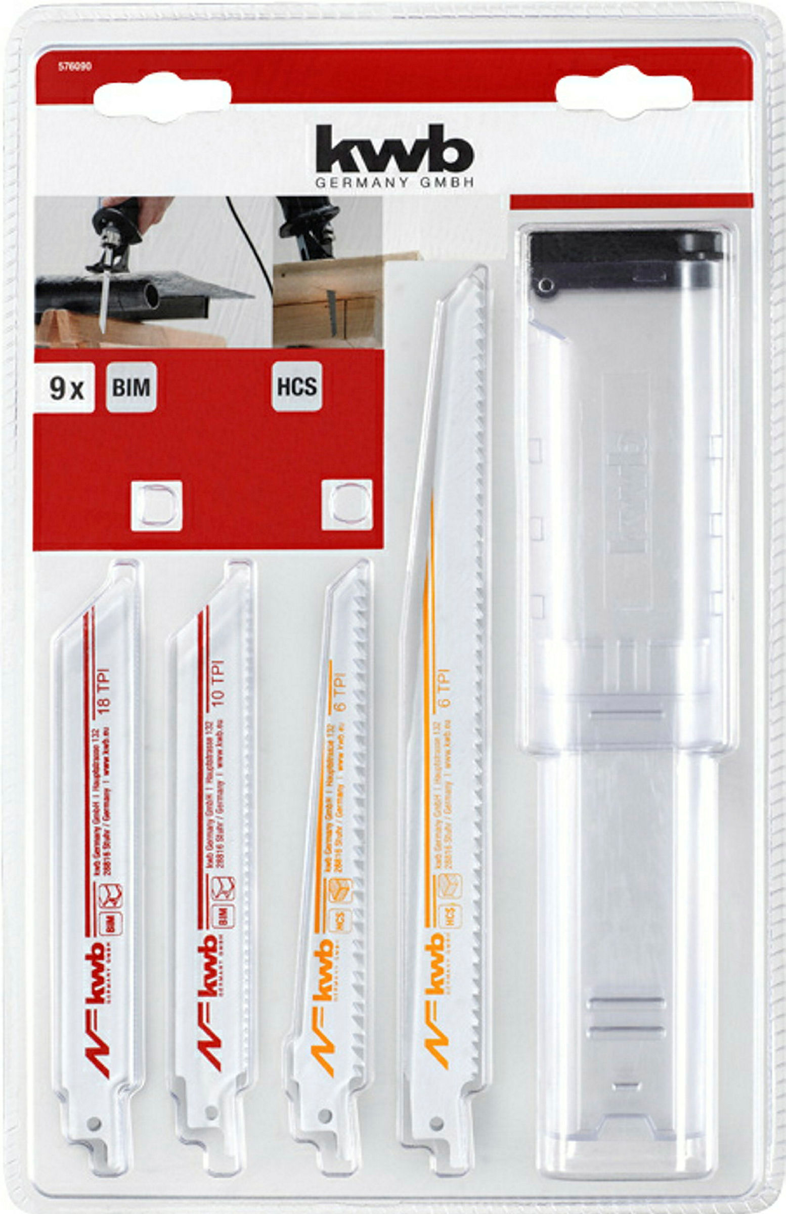 Säbelsägeblätter-Set, 9-tlg.