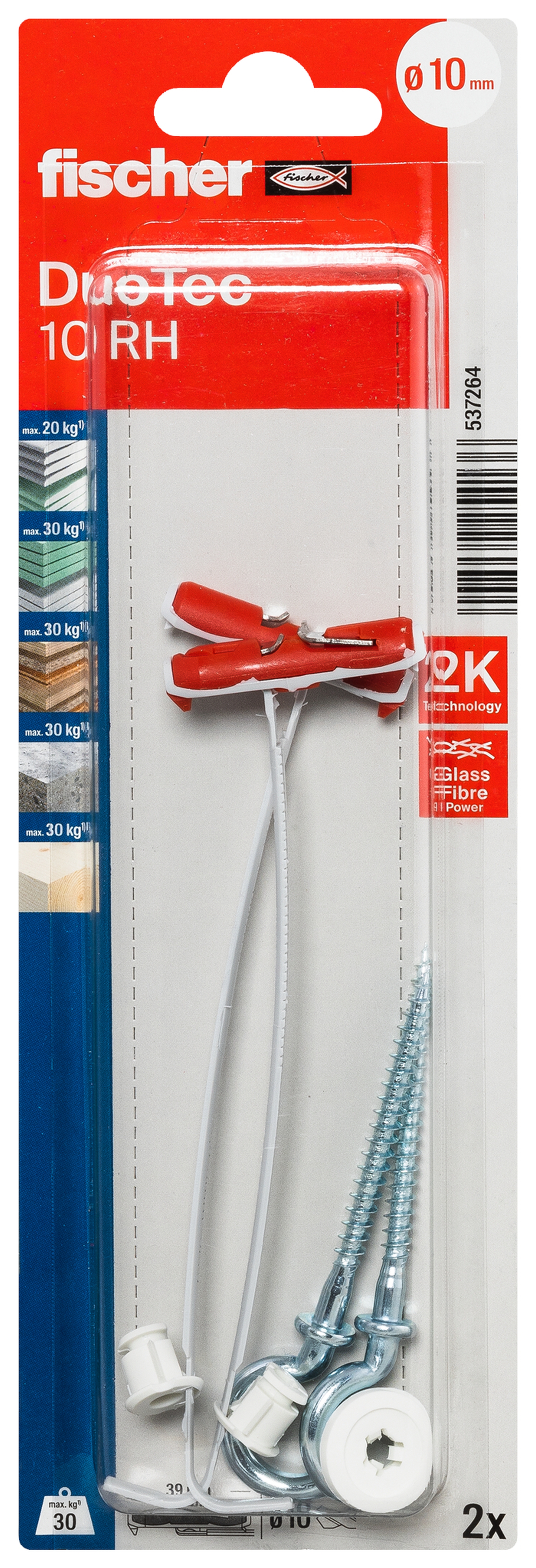 fischer DUOTEC 10 RH mit Rundhaken
