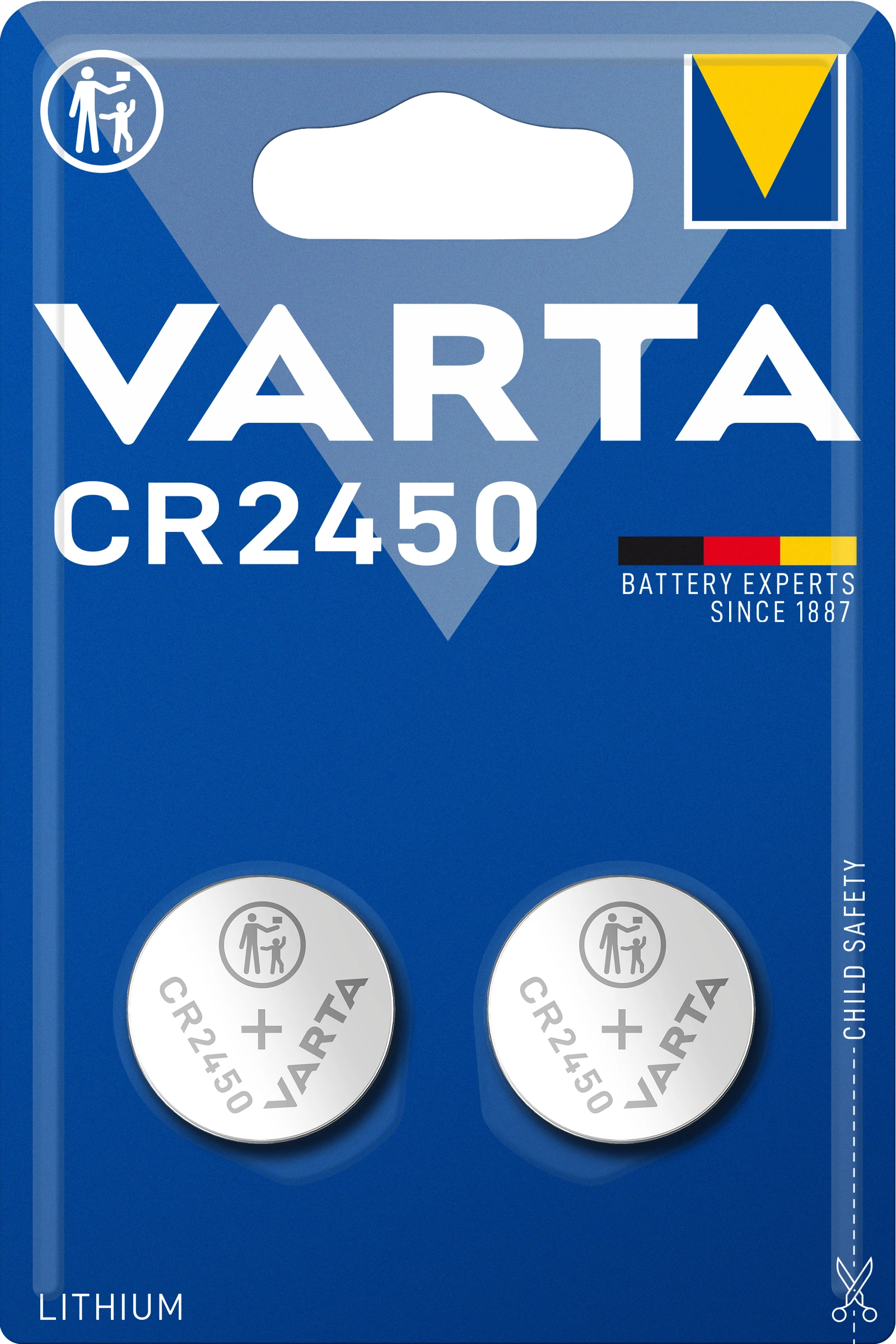 VARTA ELECTRONICS CR2450 Blister 2