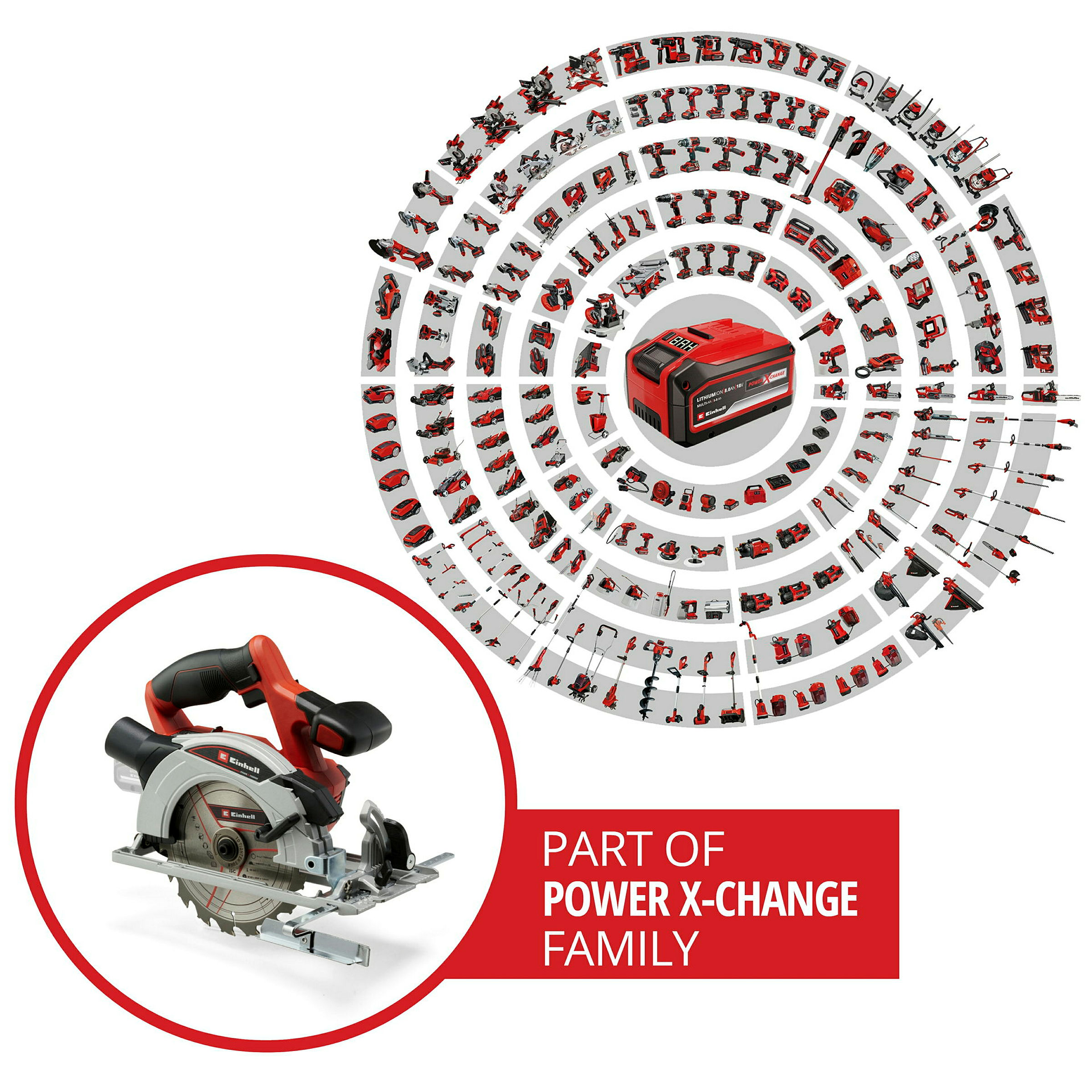 Einhell Expert TE-CS 18/165-1 Li - Solo Akku-Handkreissäge