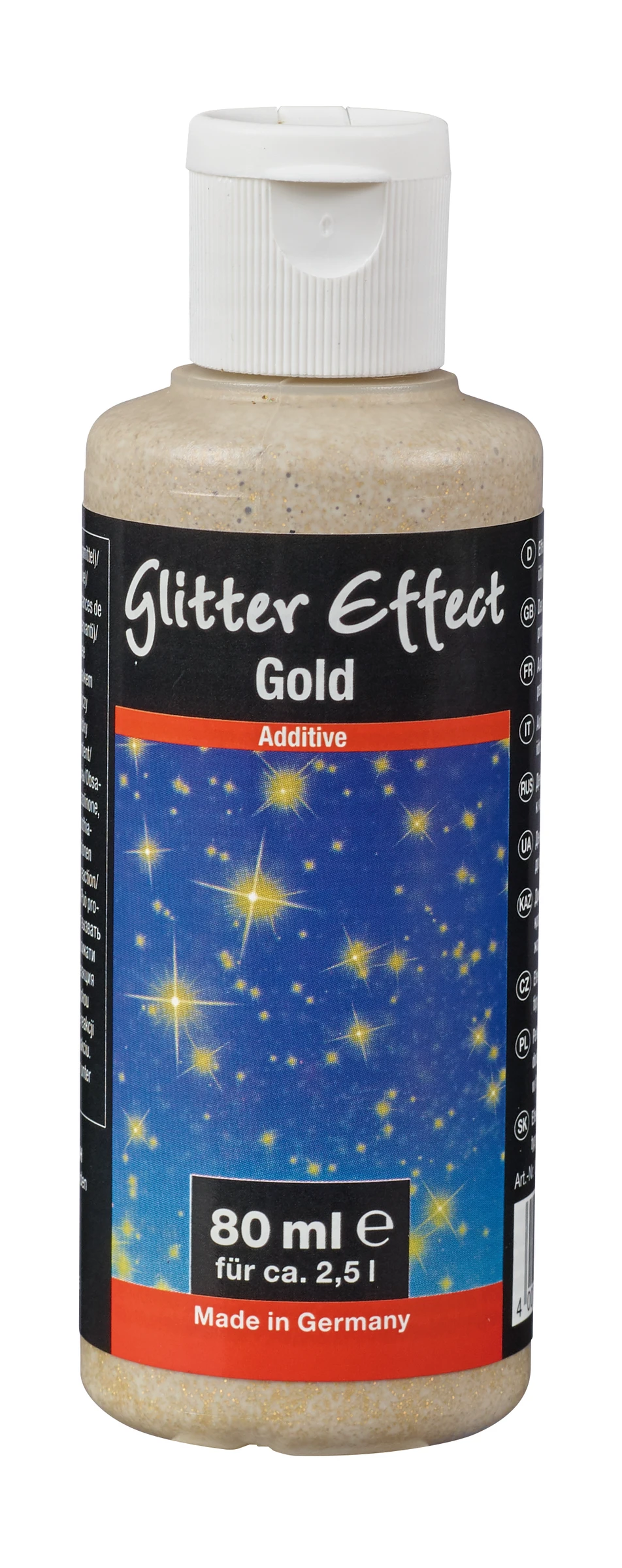 Glitter Effect Gold 80 ml