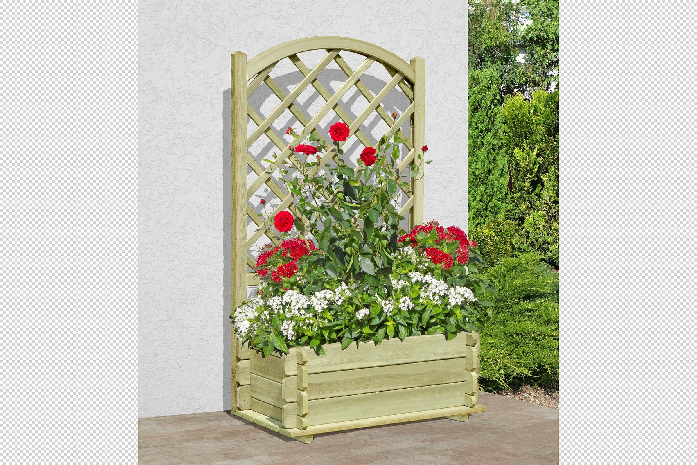 SENA Pflanzkasten grün 80x45x32cm
