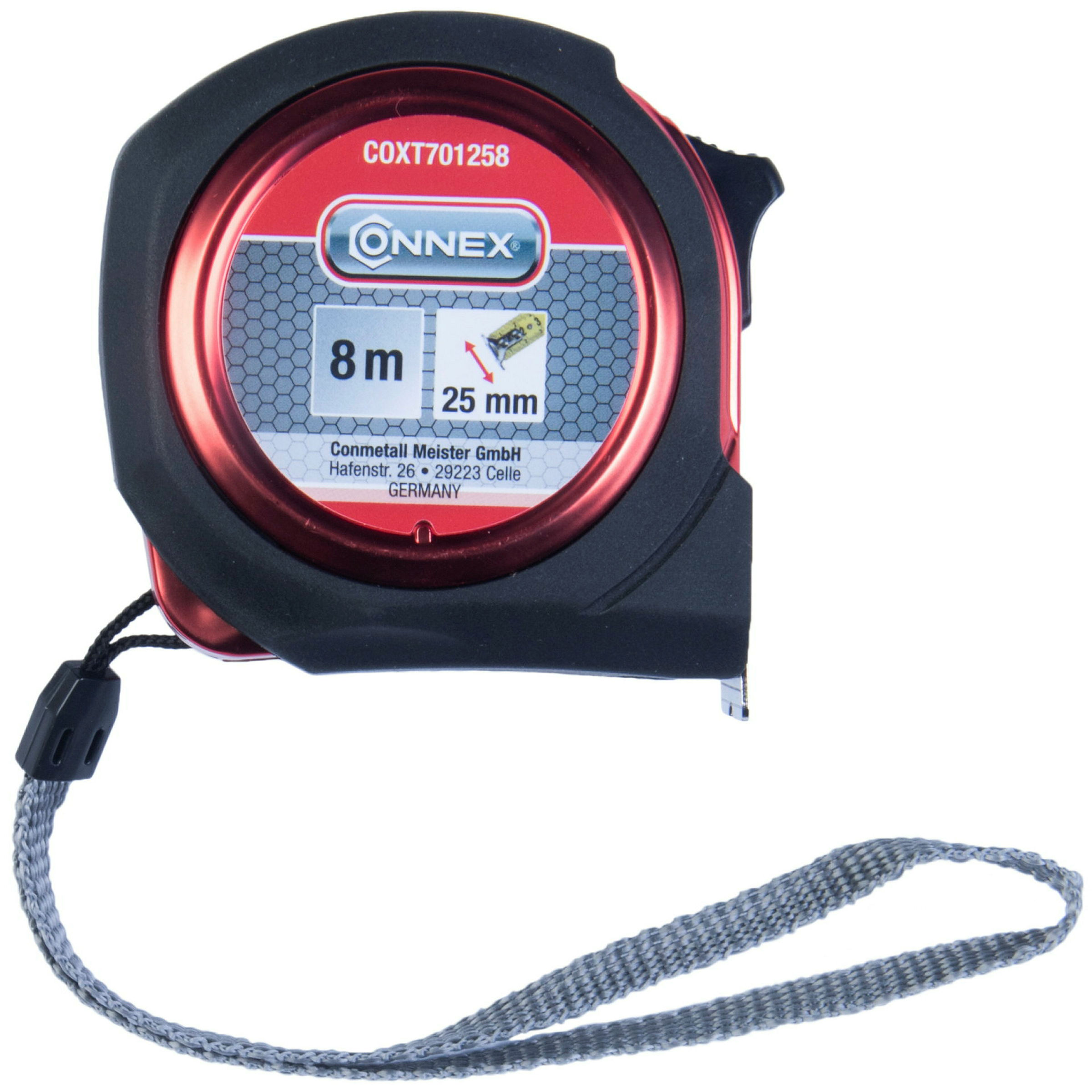 Rollbandmaß 8m/25mm,.Stopptaste
