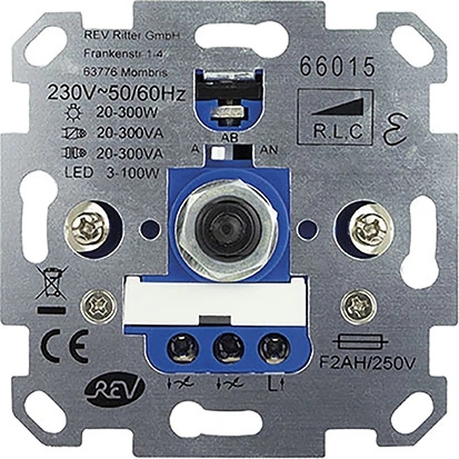 Technik für Schalterprogramme 4.0 Sockel Dimmer Universal