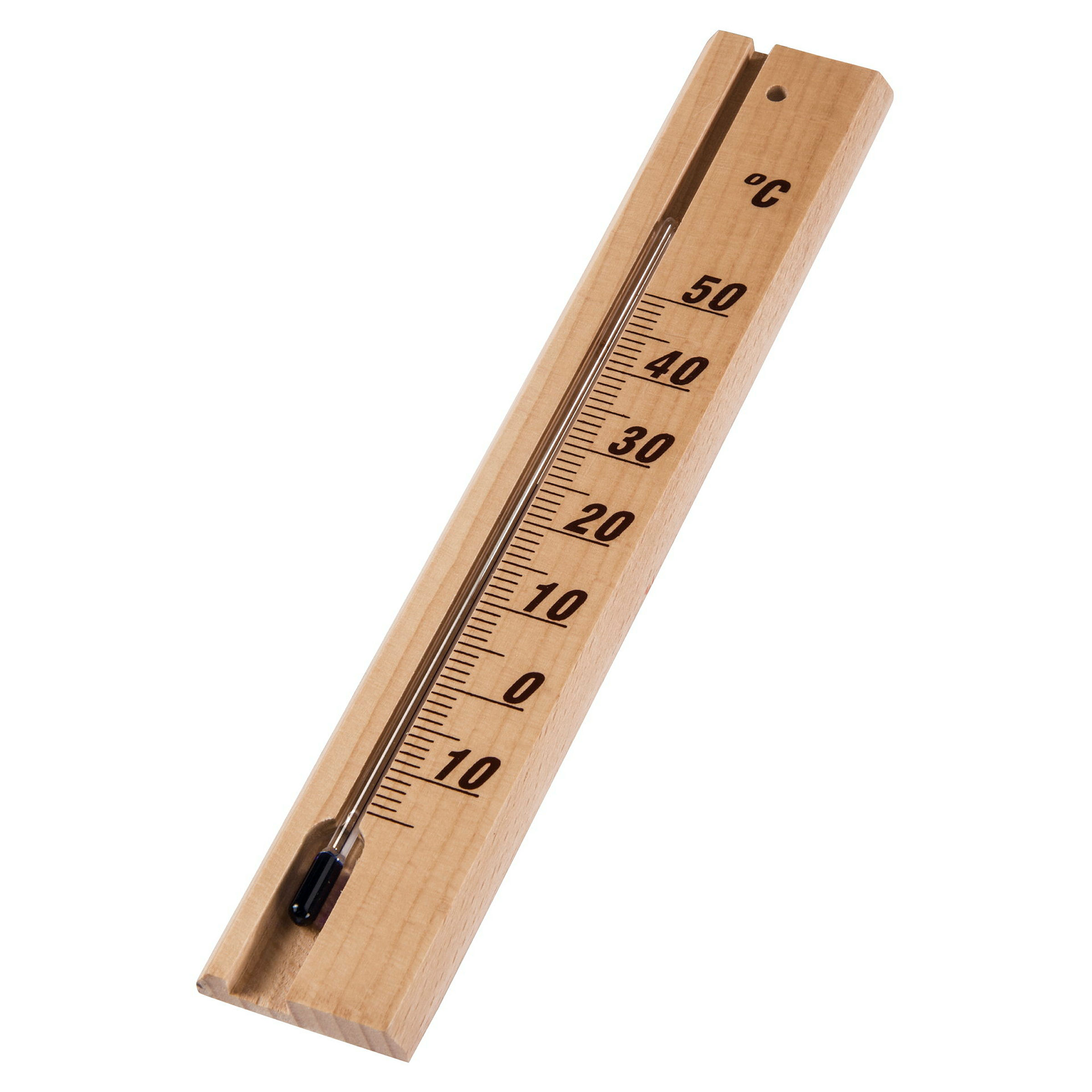 Hama Thermometer, für innen, Holz, 20 cm, analog