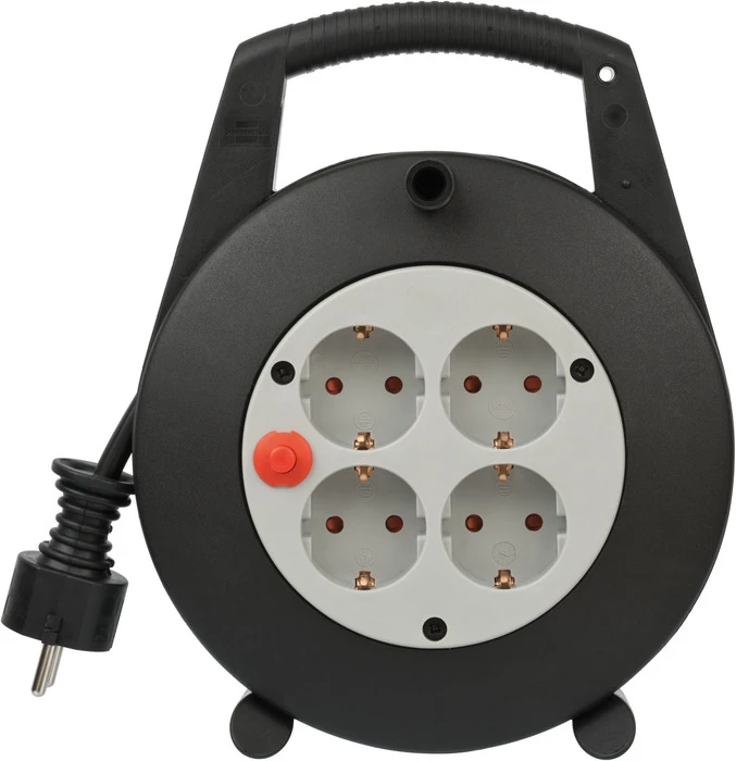 Vario-Line VL-L schw.5m H05VV-F3G1.5 Duo-S-System 4-Fach Steckdose