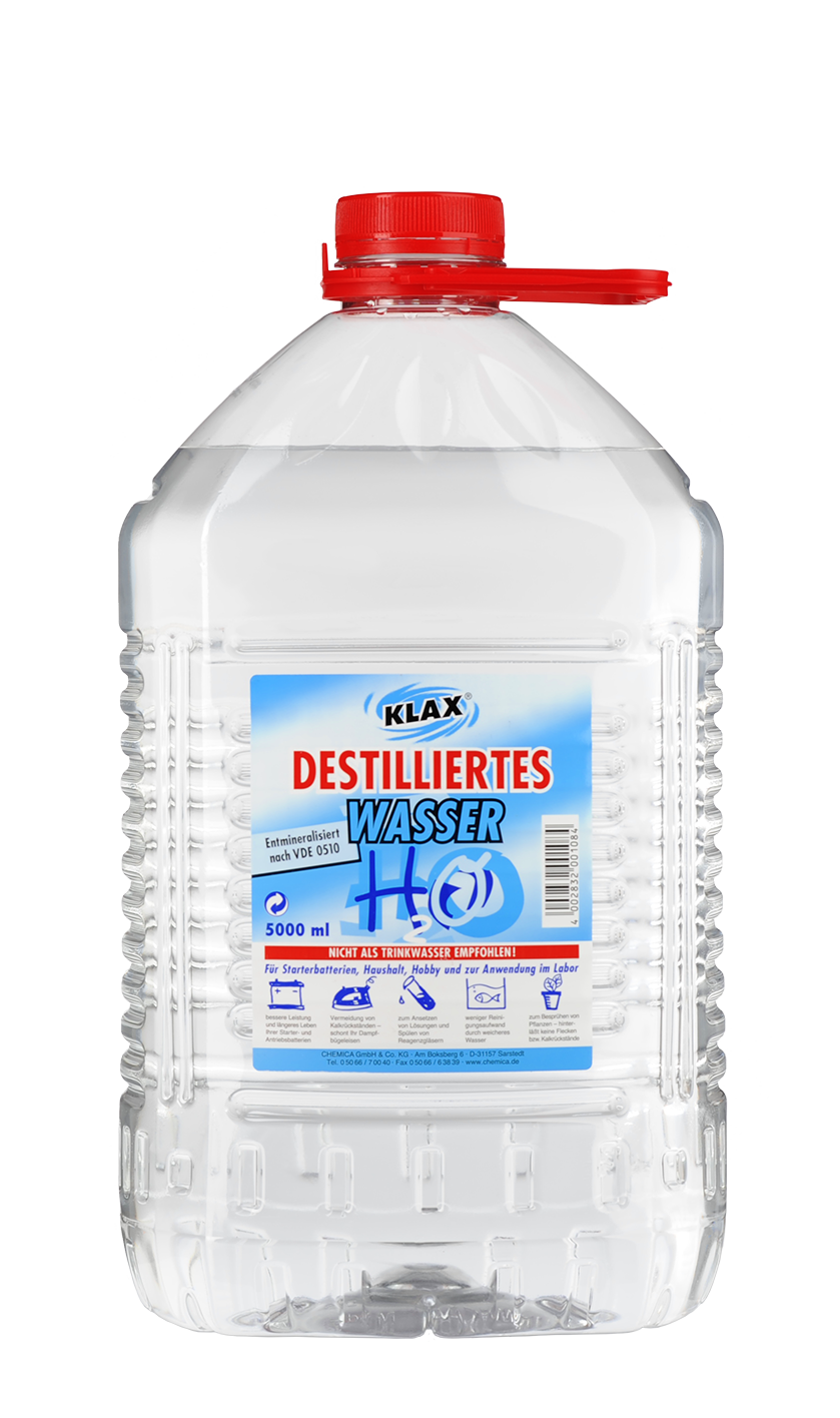 Klax Destilliertes Wasser 5L